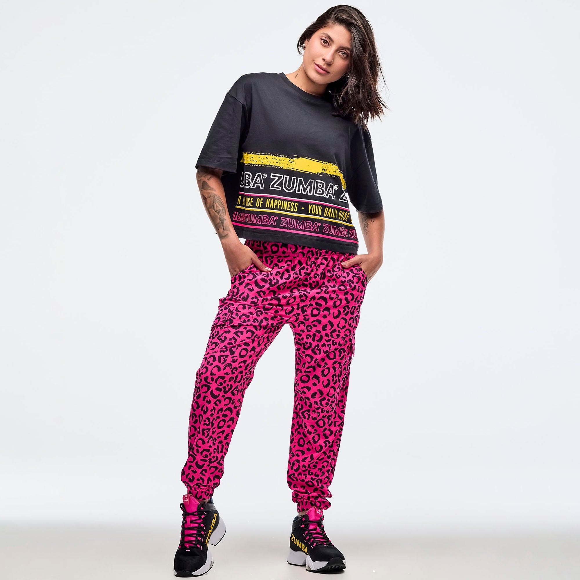 Koszulka oversize crop Zumba Sizzlin'