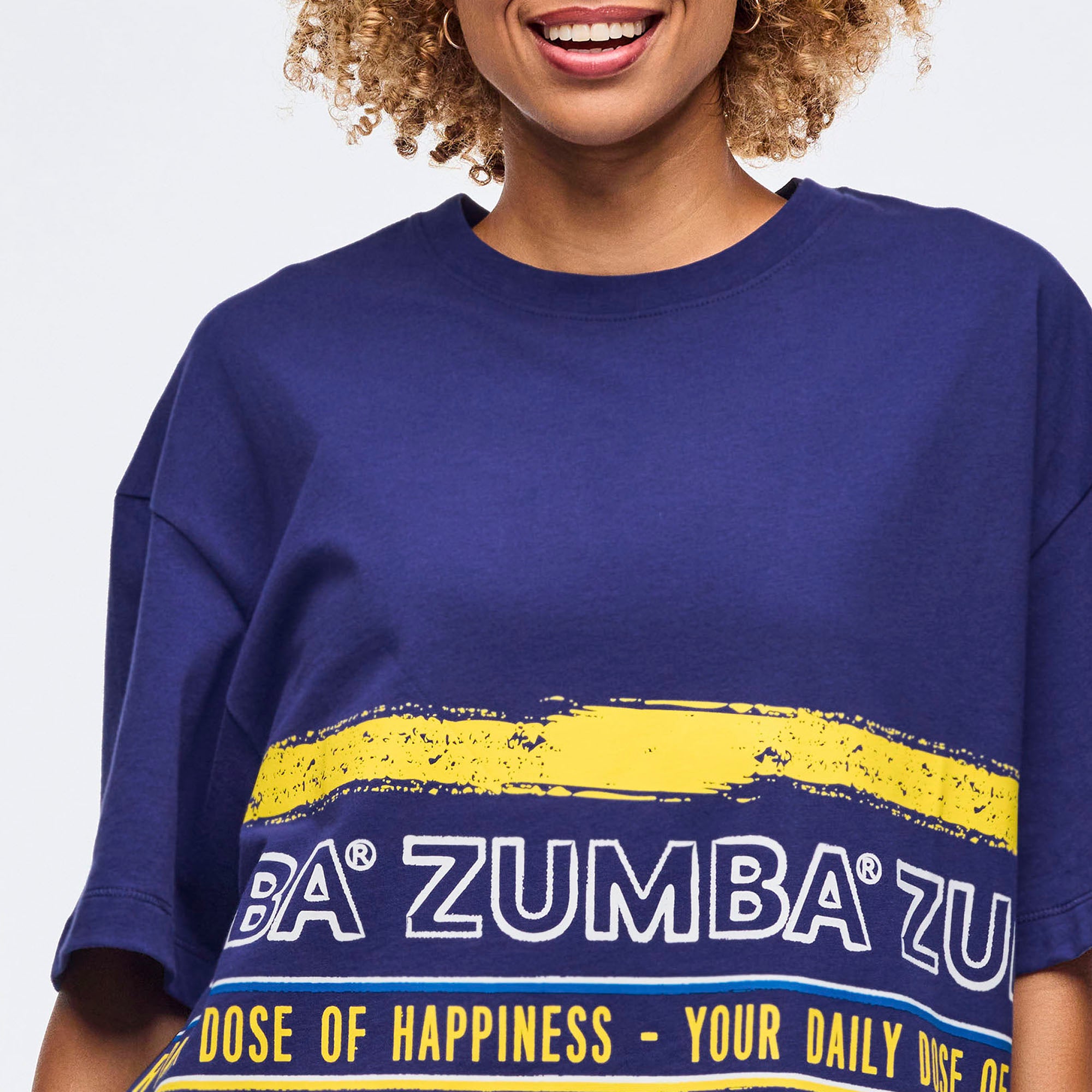 Koszulka oversize crop Zumba Sizzlin'