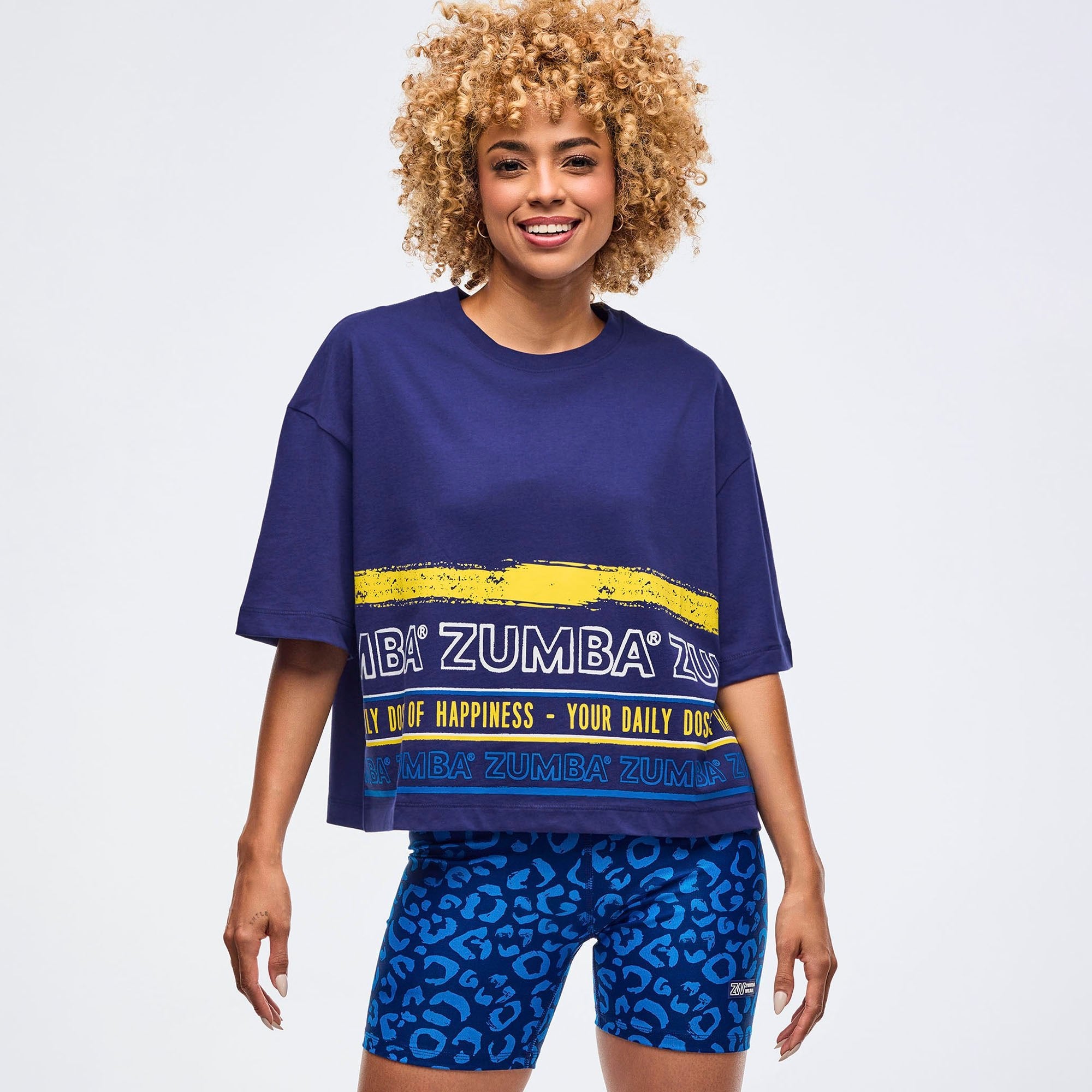 Koszulka oversize crop Zumba Sizzlin'