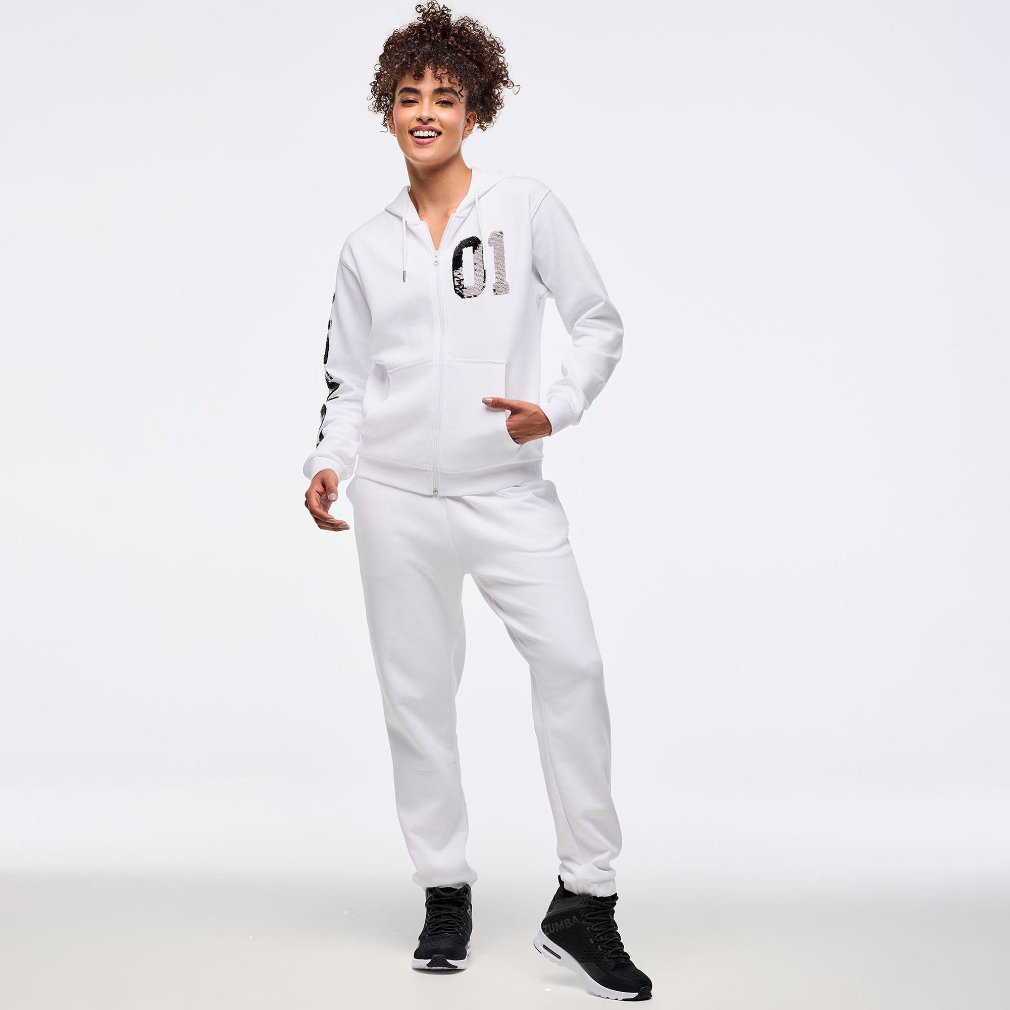 Bluza z cekinami Zumba