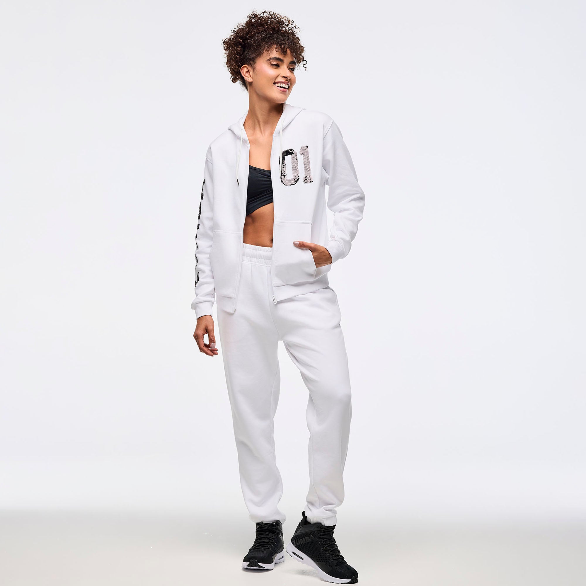 Bluza z cekinami Zumba