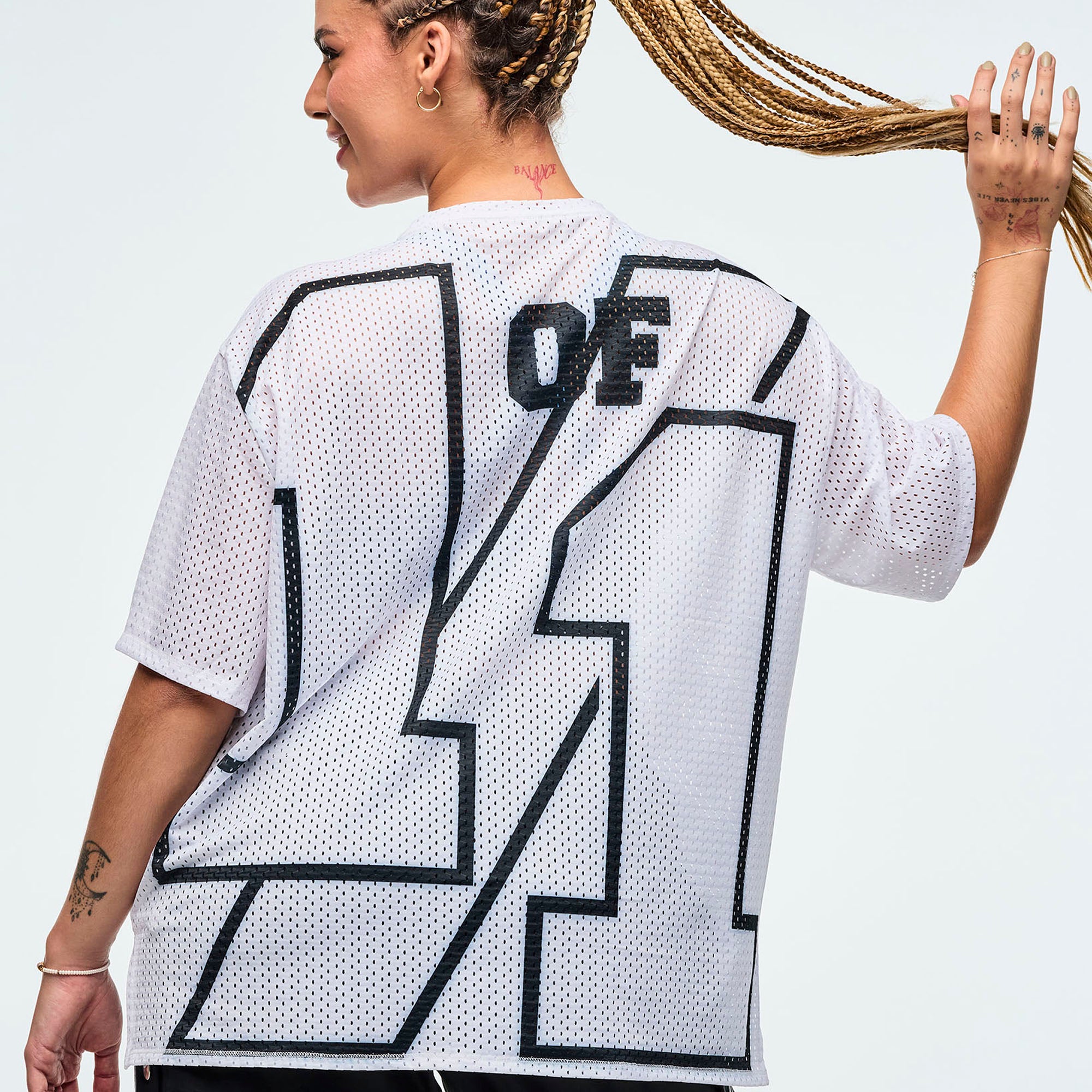 Koszulka z siateczki unisex Zumba ZW