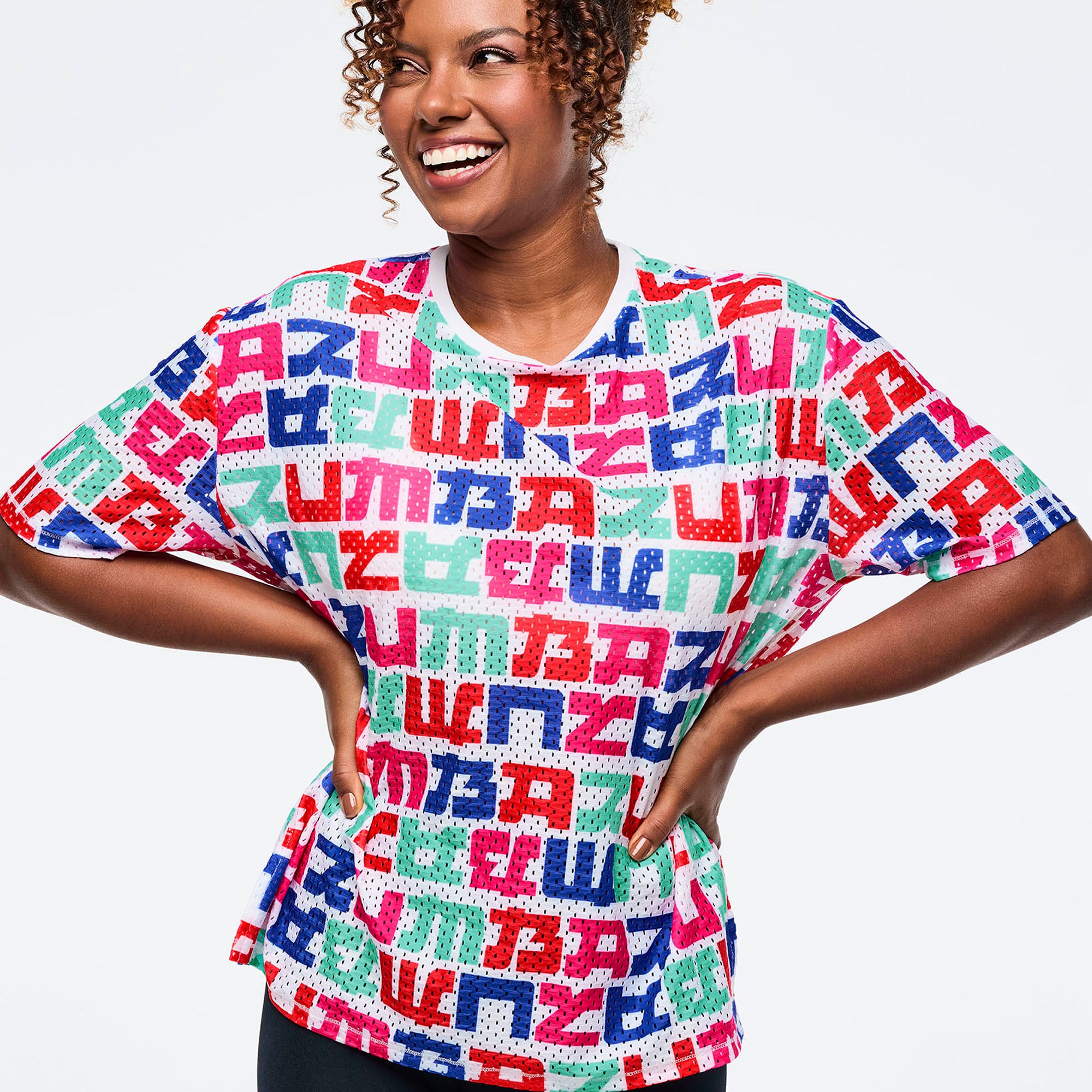 Koszulka z siateczki Zumba Eastern Flavor