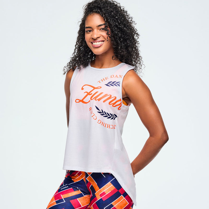 Koszulka z rozcięciem Zumba Class of 2001