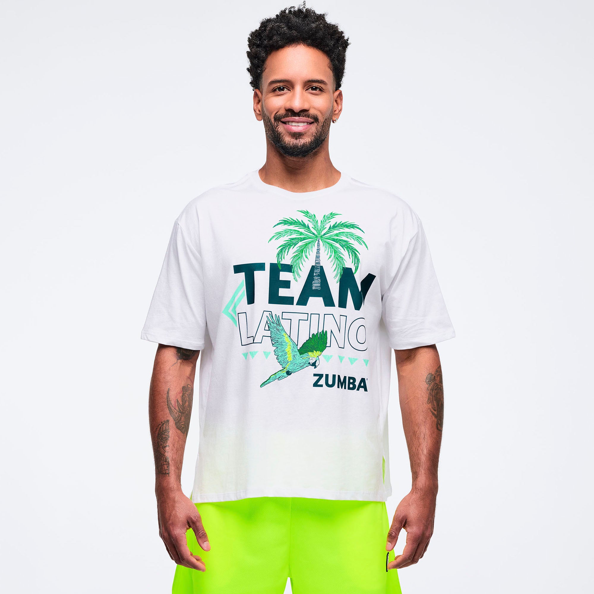 Koszulka z rozcięciami Zumba Latin Movement