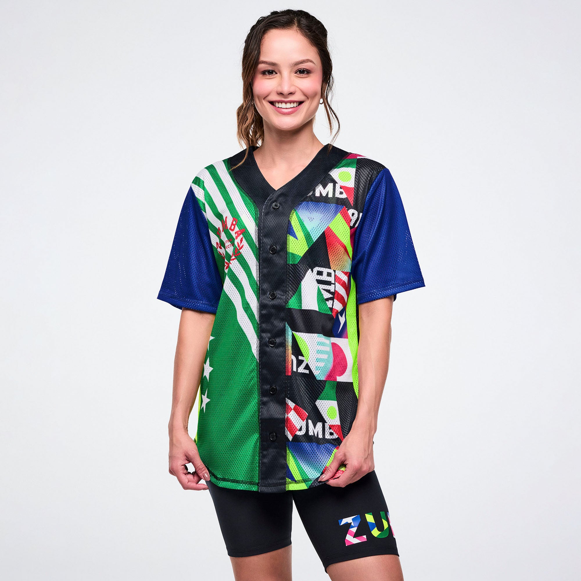 Kolorowa koszula sportowa rozpinana