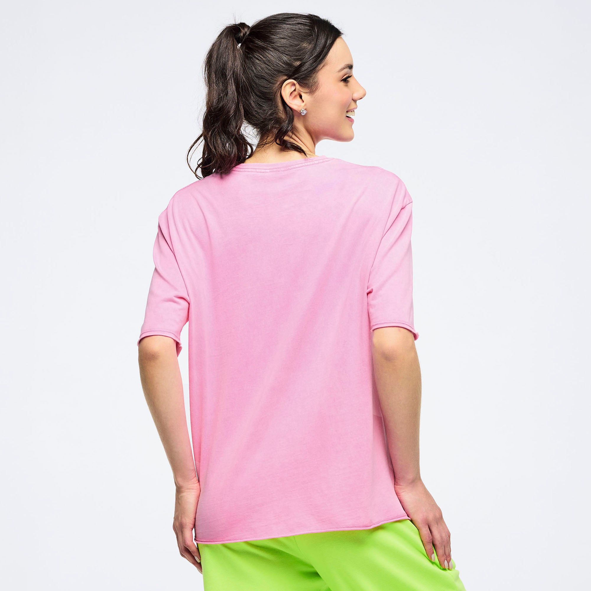 Koszulka oversie Zumba Pastel