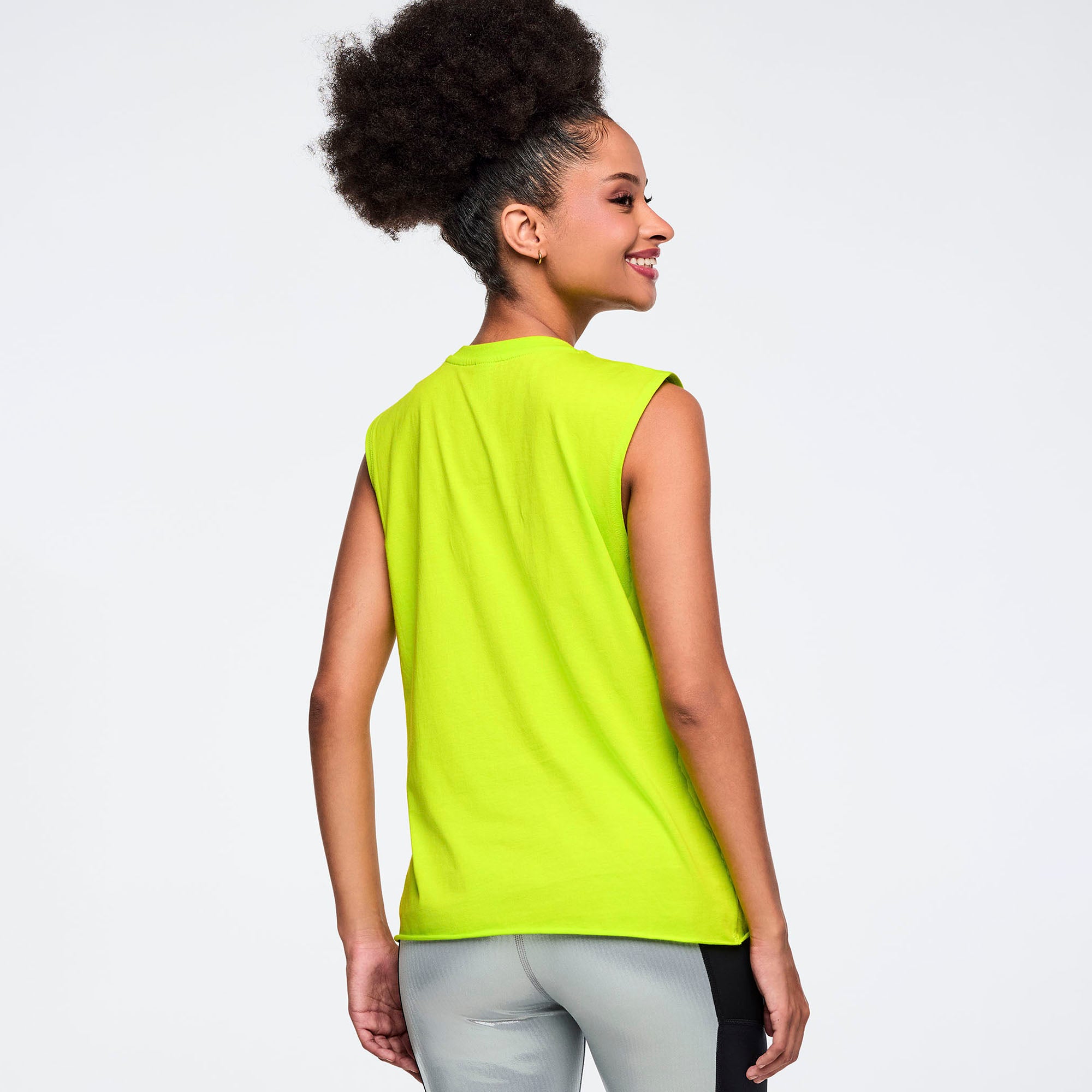 Koszulka bez rękawów Neon Green