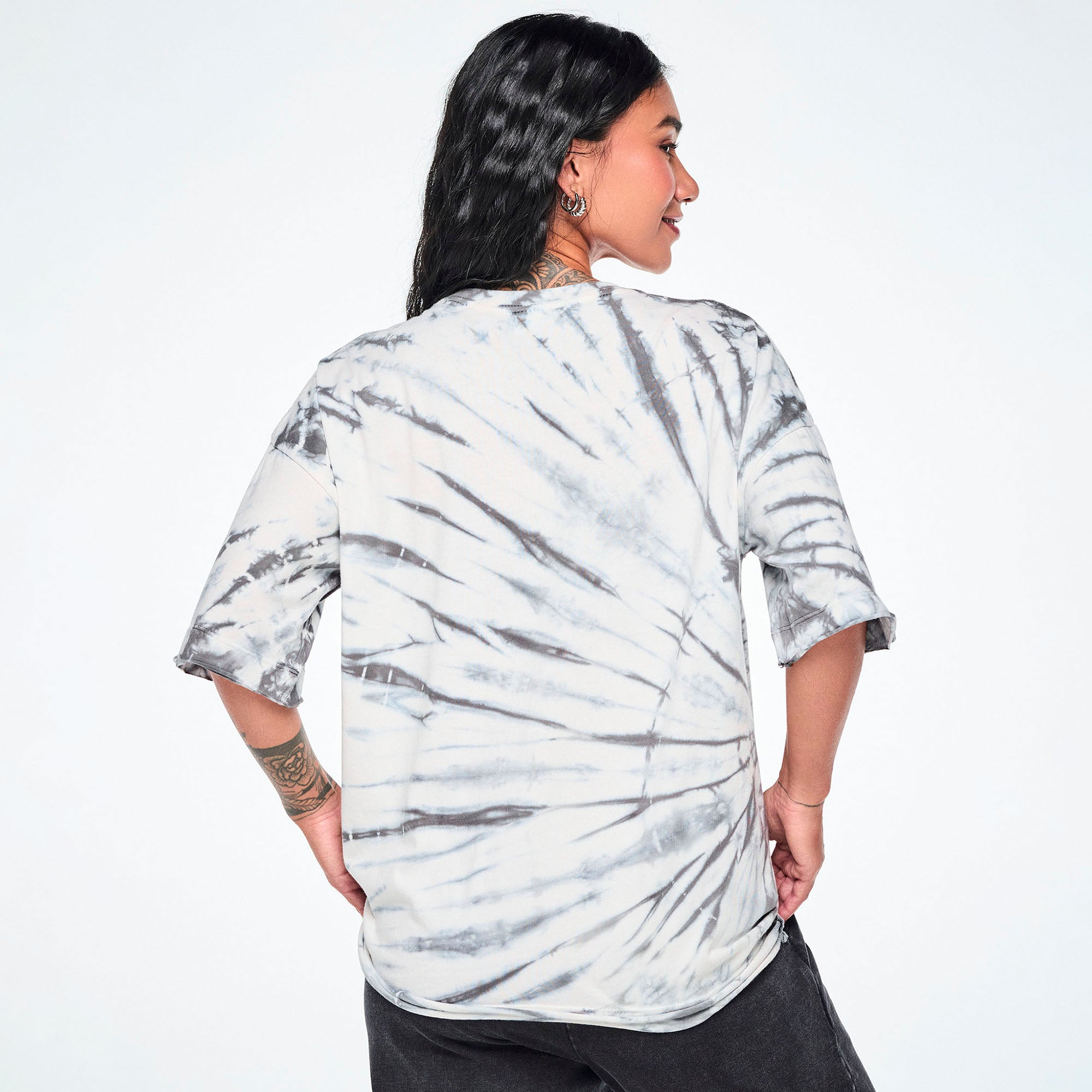 Koszulka unisex tie-dye z tygrysem