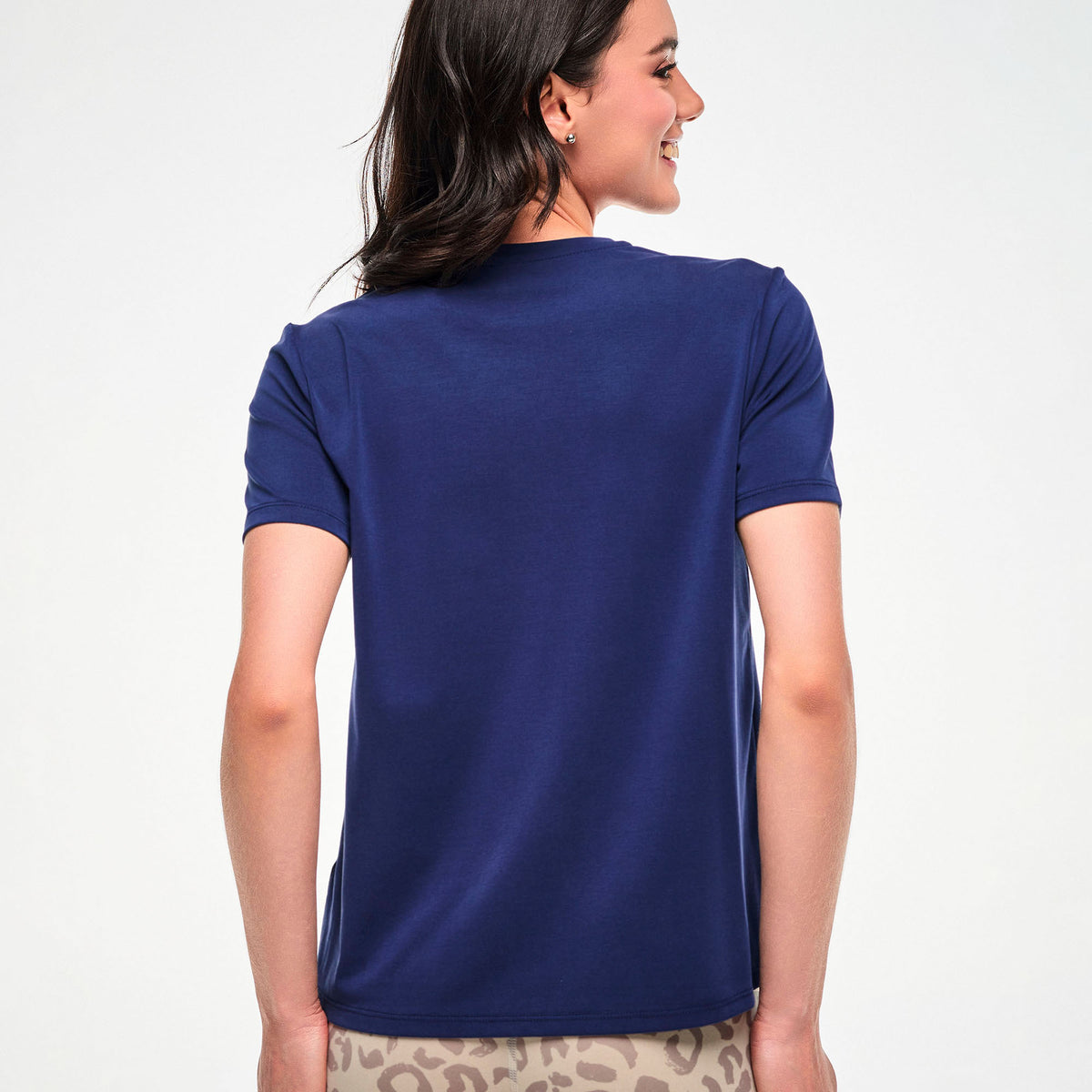 Granatowa koszulka z modalu — Zumba Wear FW26 Modal