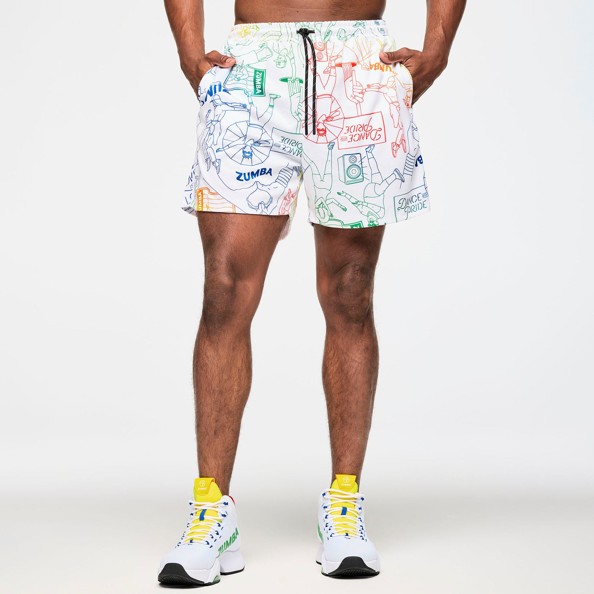 Szorty Zumba PRIDE Mesh