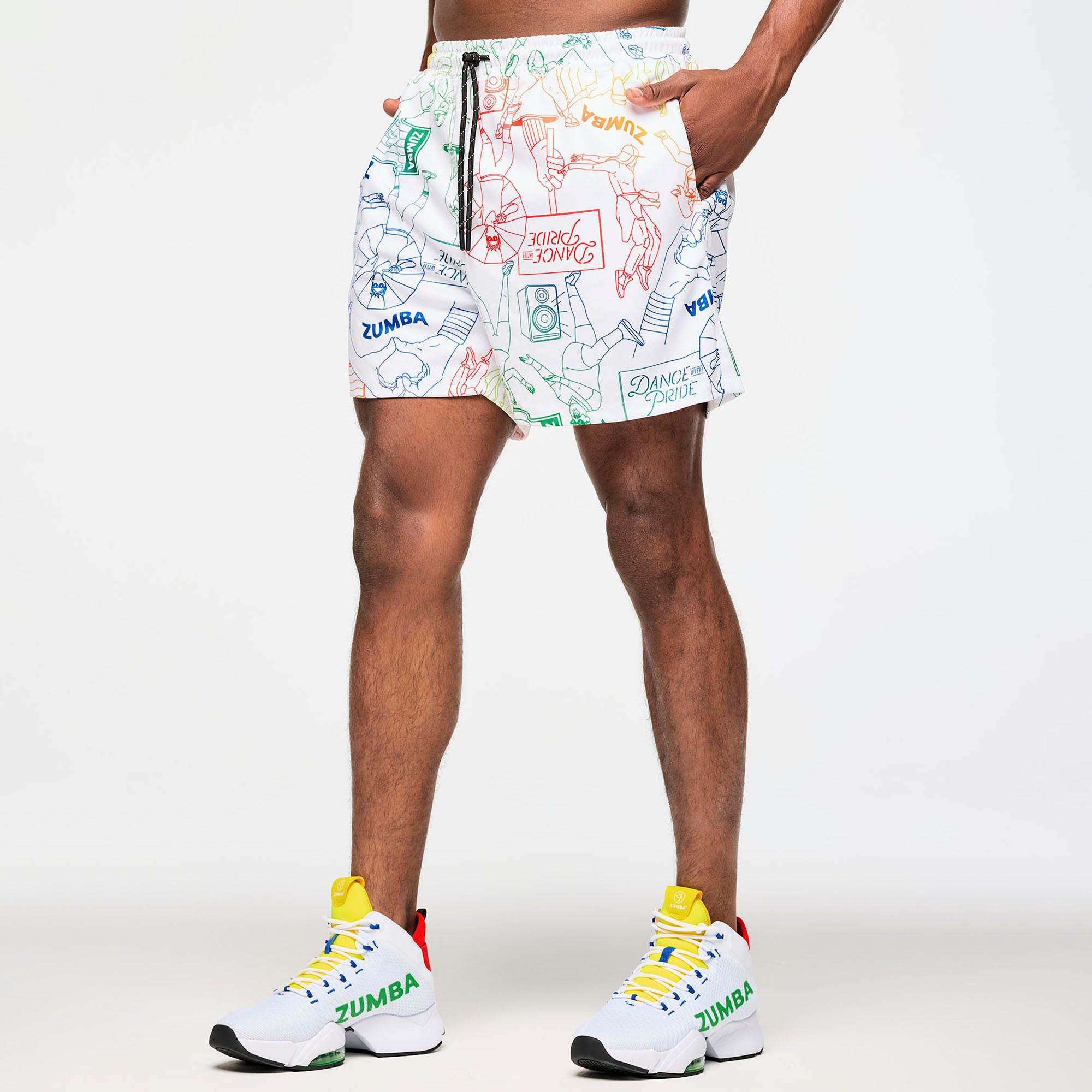 Szorty Zumba PRIDE Mesh
