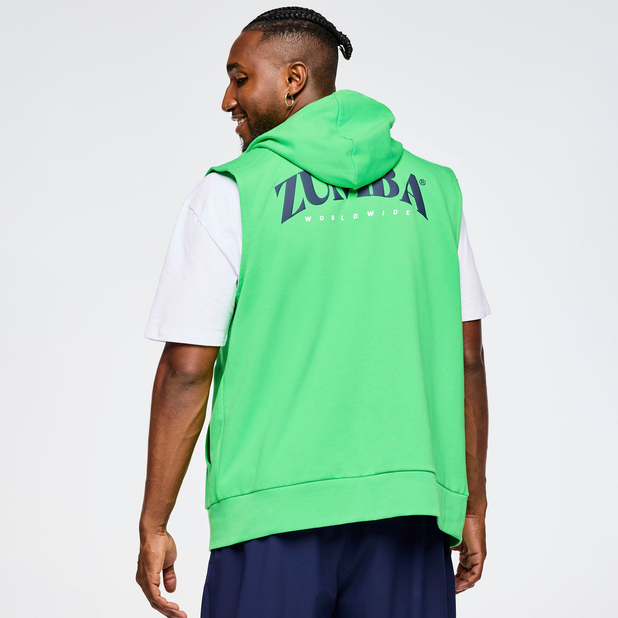 Out Loud Zumba Hooded Tank Top