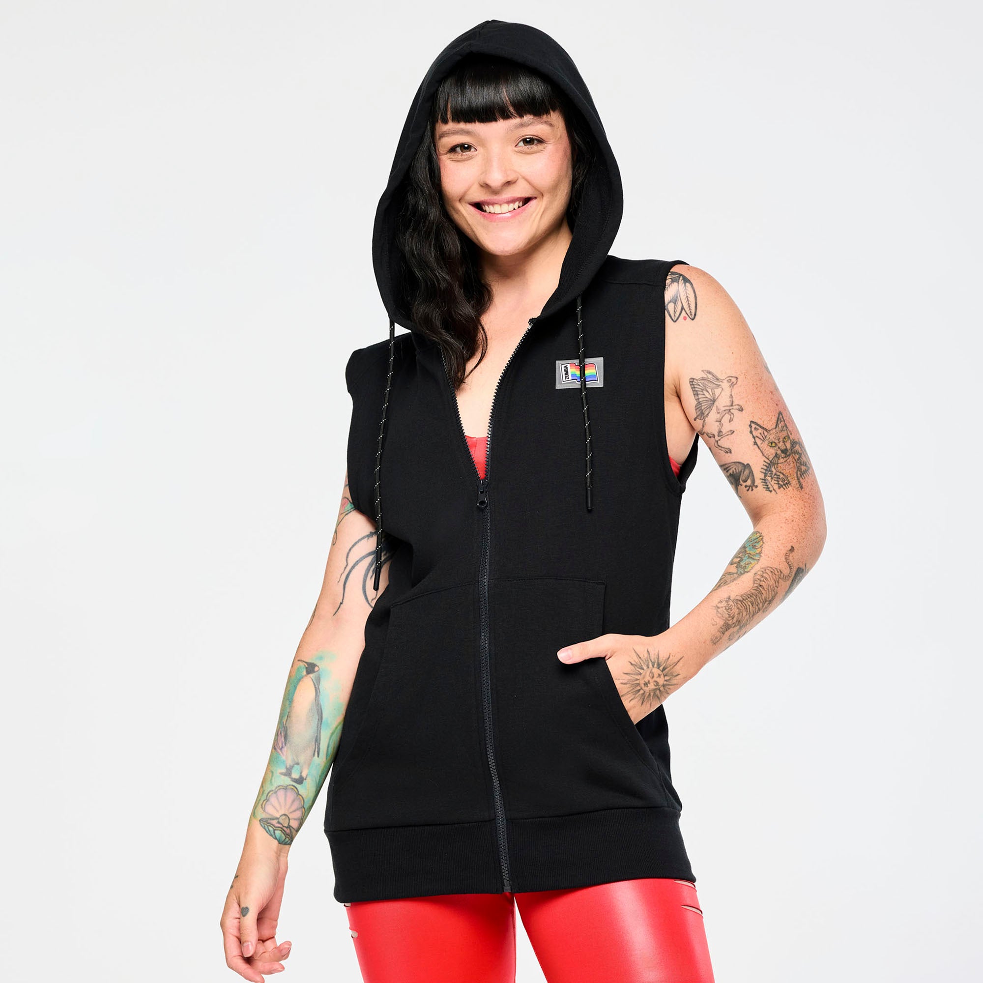 Bezrękawnik Zumba Zip Up Hoodie Pride