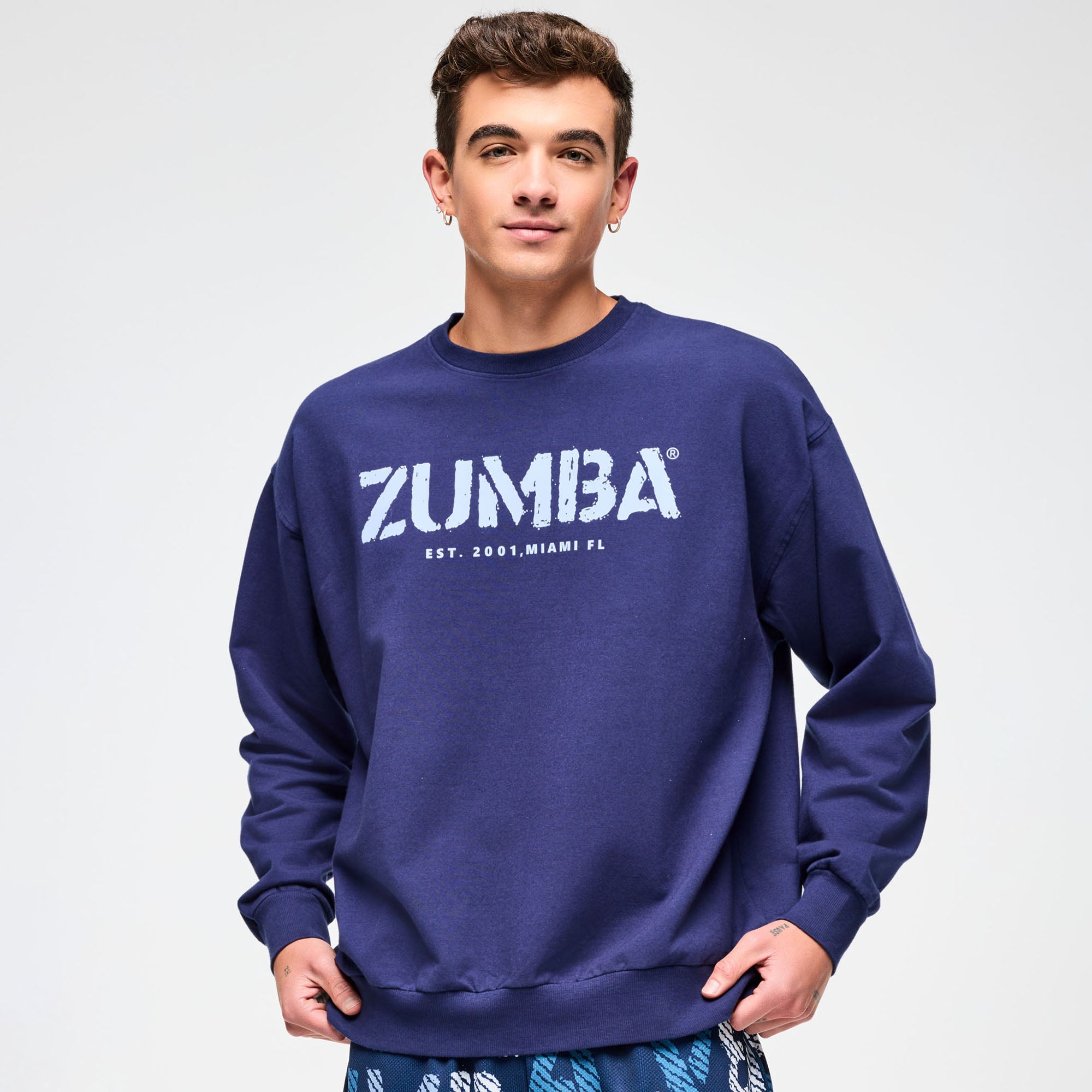 Bluza unisex Zumba Blue Jean