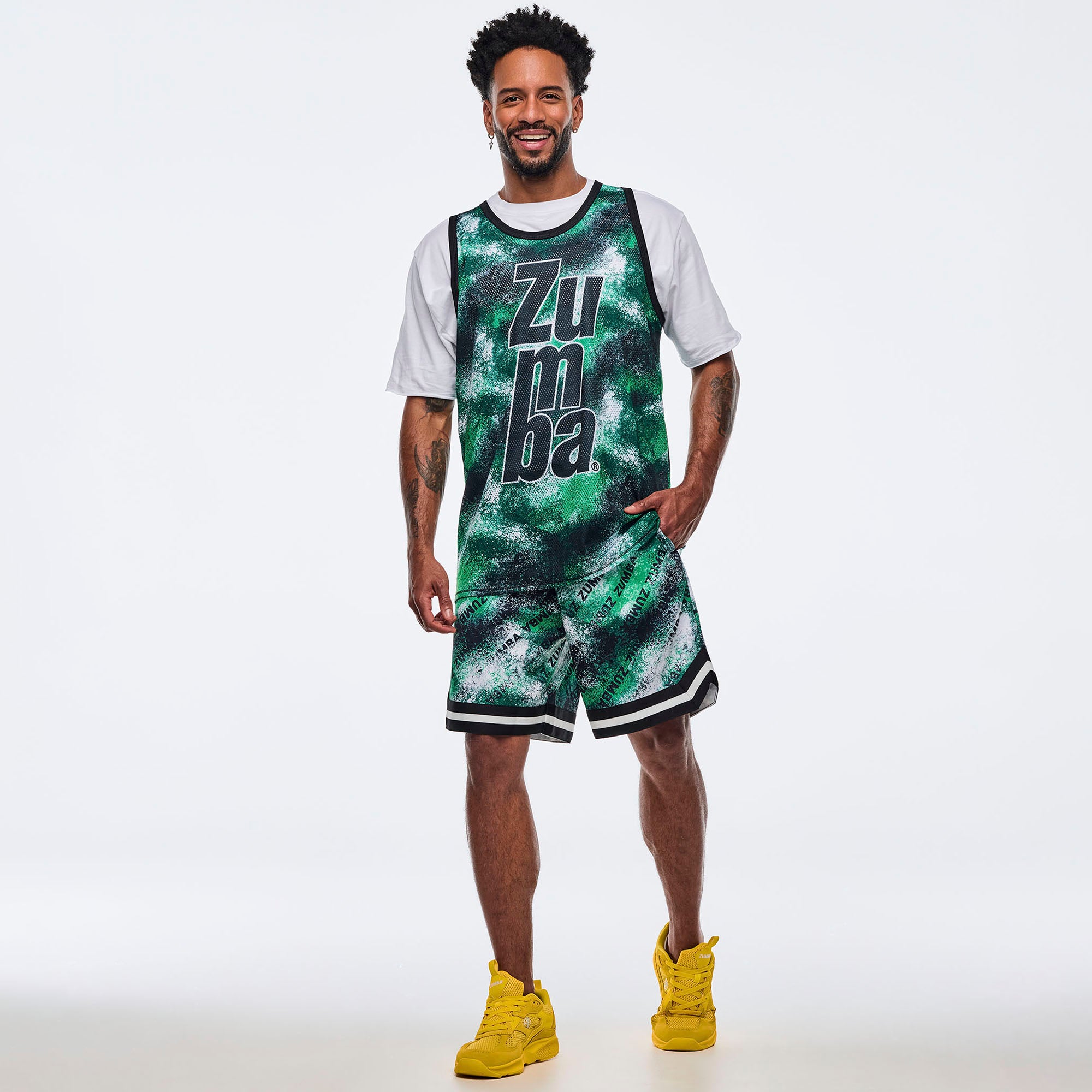 Spodenki unisex mesh Zumba Apres