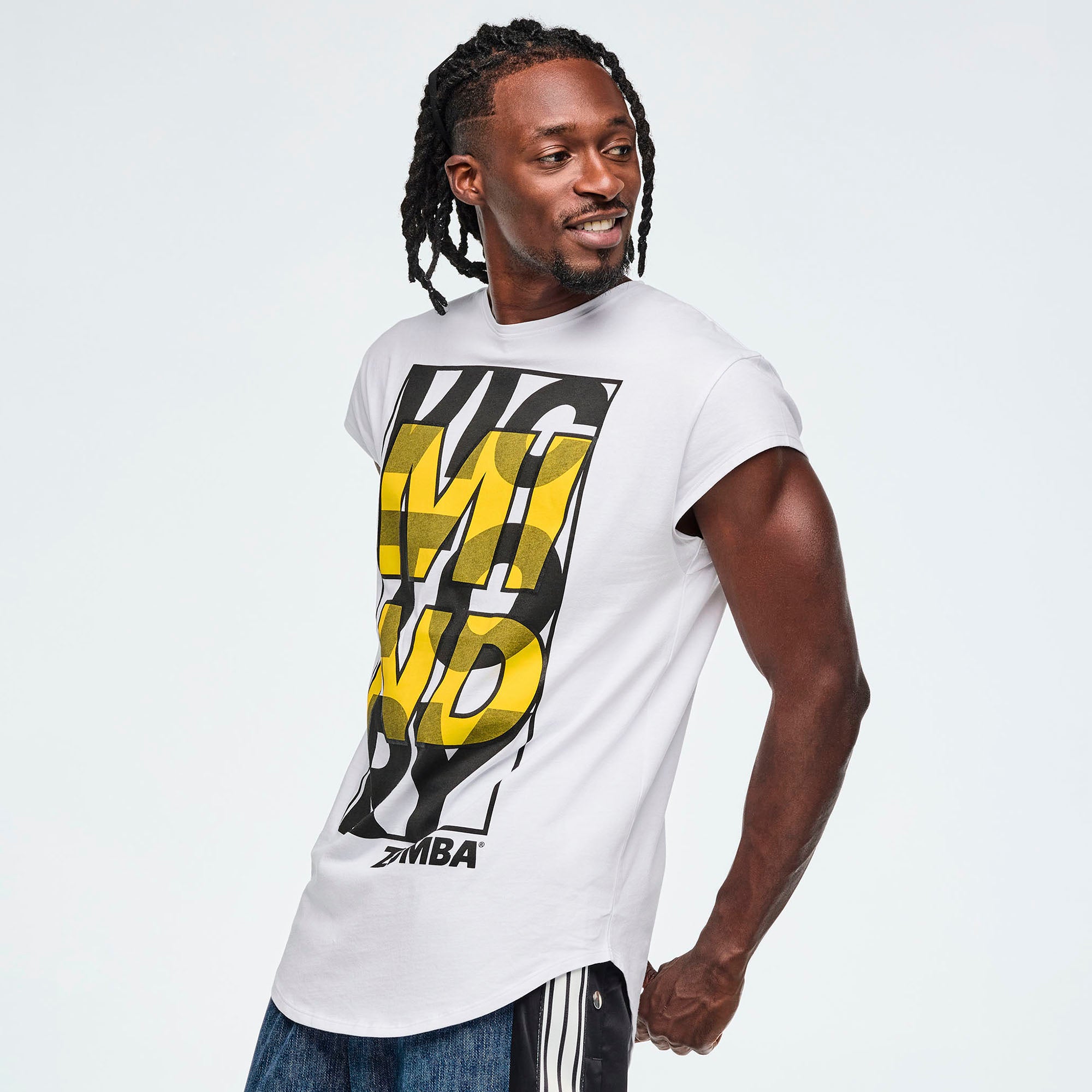 Koszulka z zaokrąglonym dołem Zumba ZW