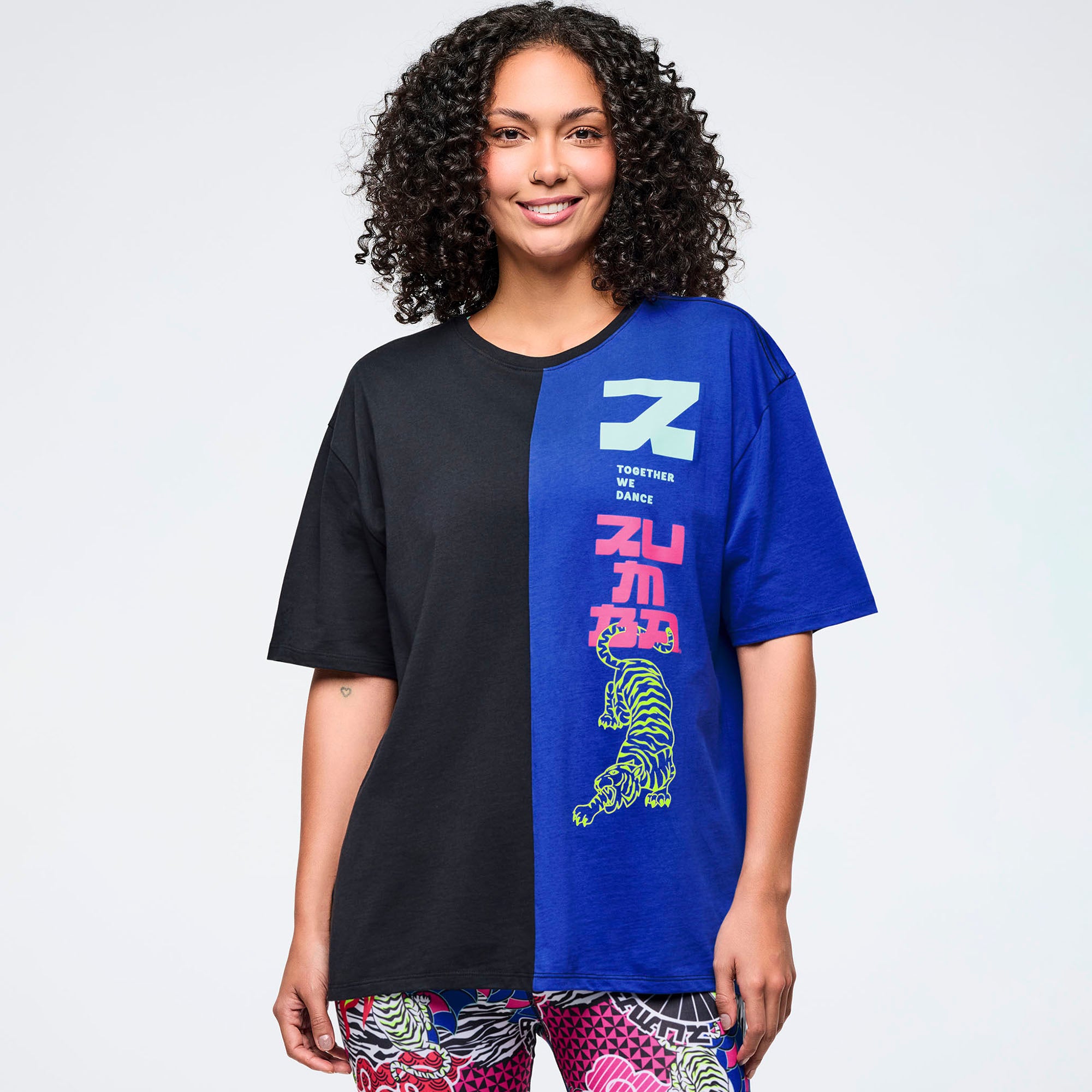 Koszulka dwukolorowa Zumba Easrern Flavor