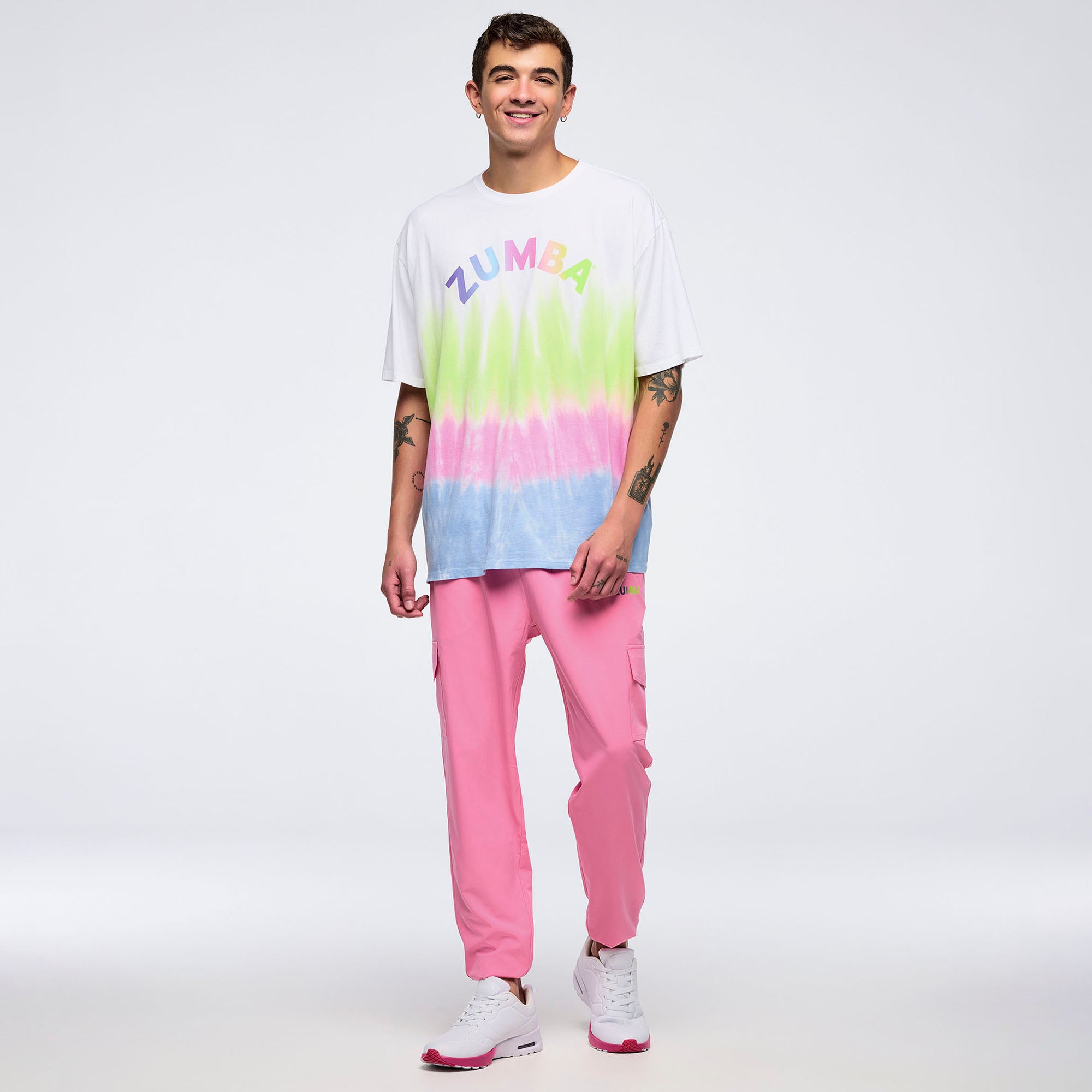 Spodnie cargo unisex Zumba Pastel