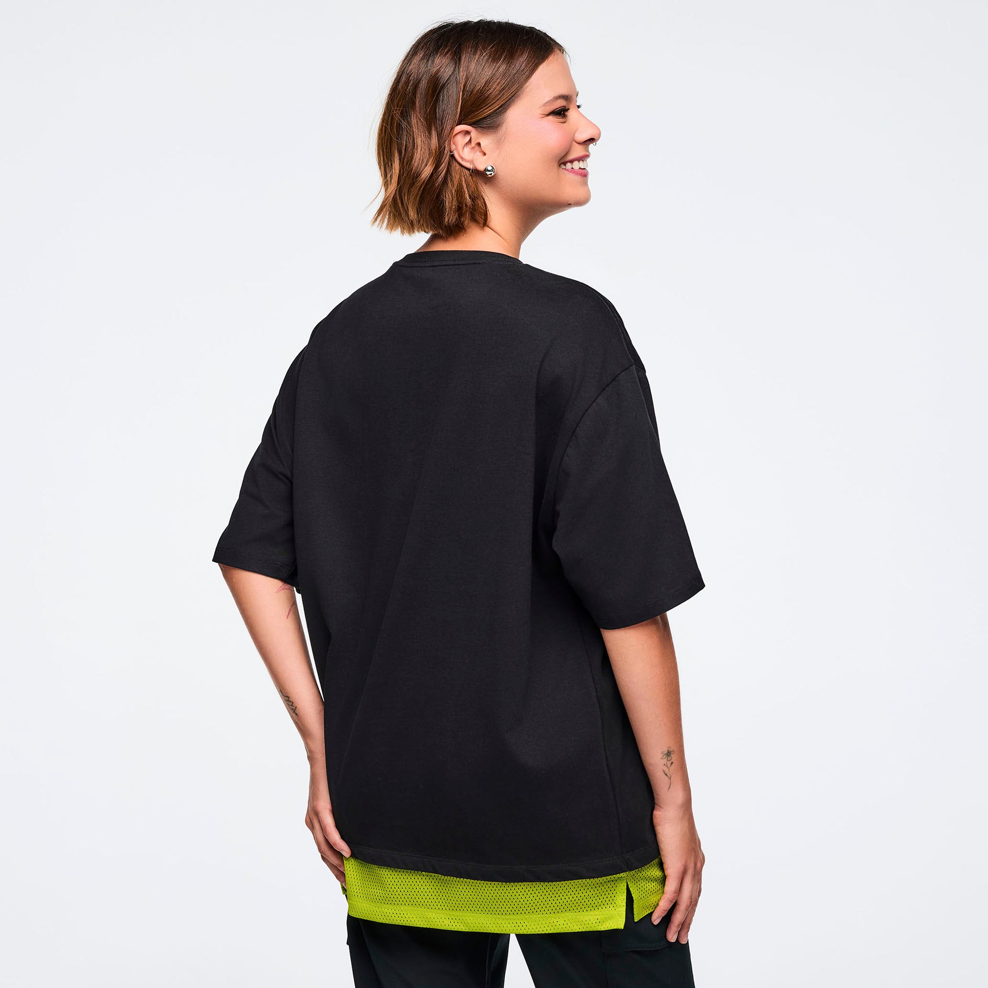 Oversize T-shirt czarny