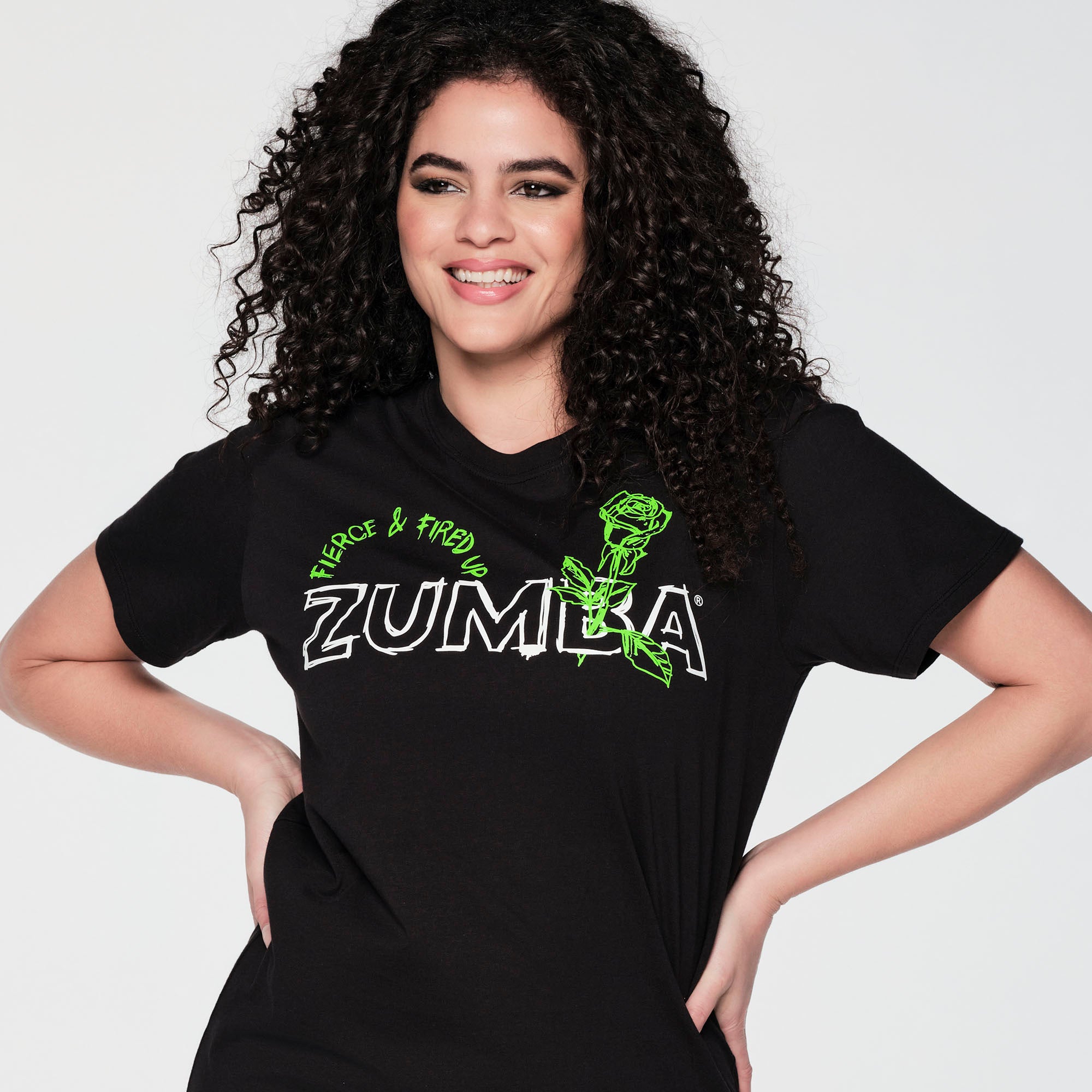 T-shirt unisex instruktor Zumba Fired Up
