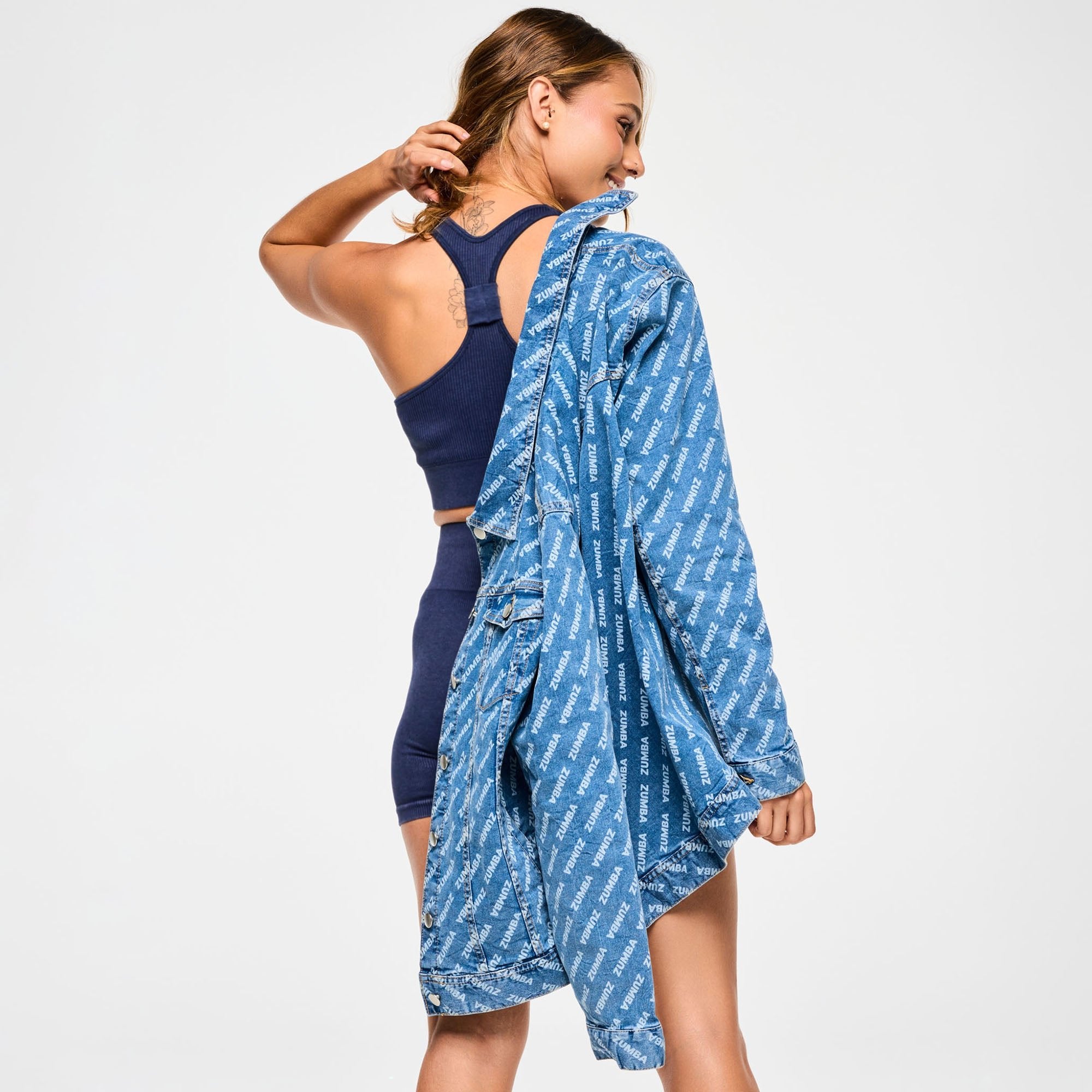 Kurtka Zumba Long Denim Jacket