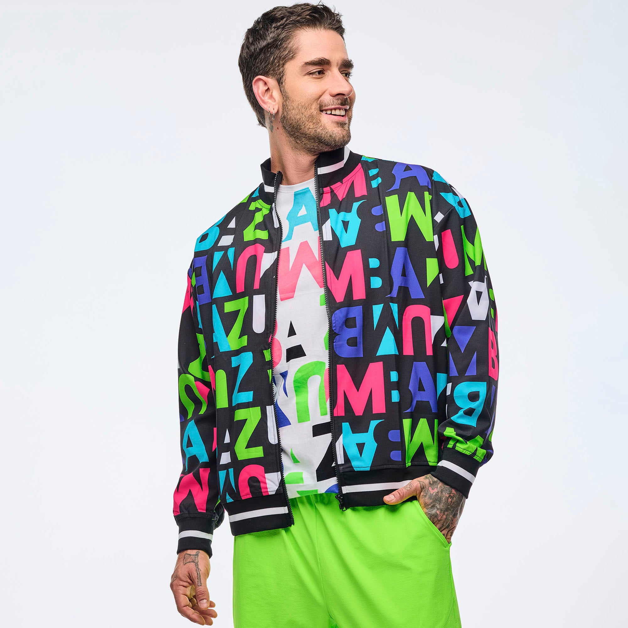 Kurtka unisex Zumba Neon