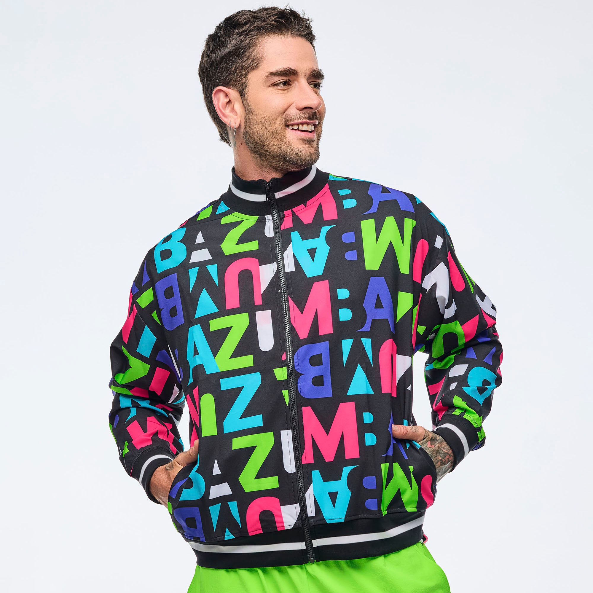 Kurtka unisex Zumba Neon