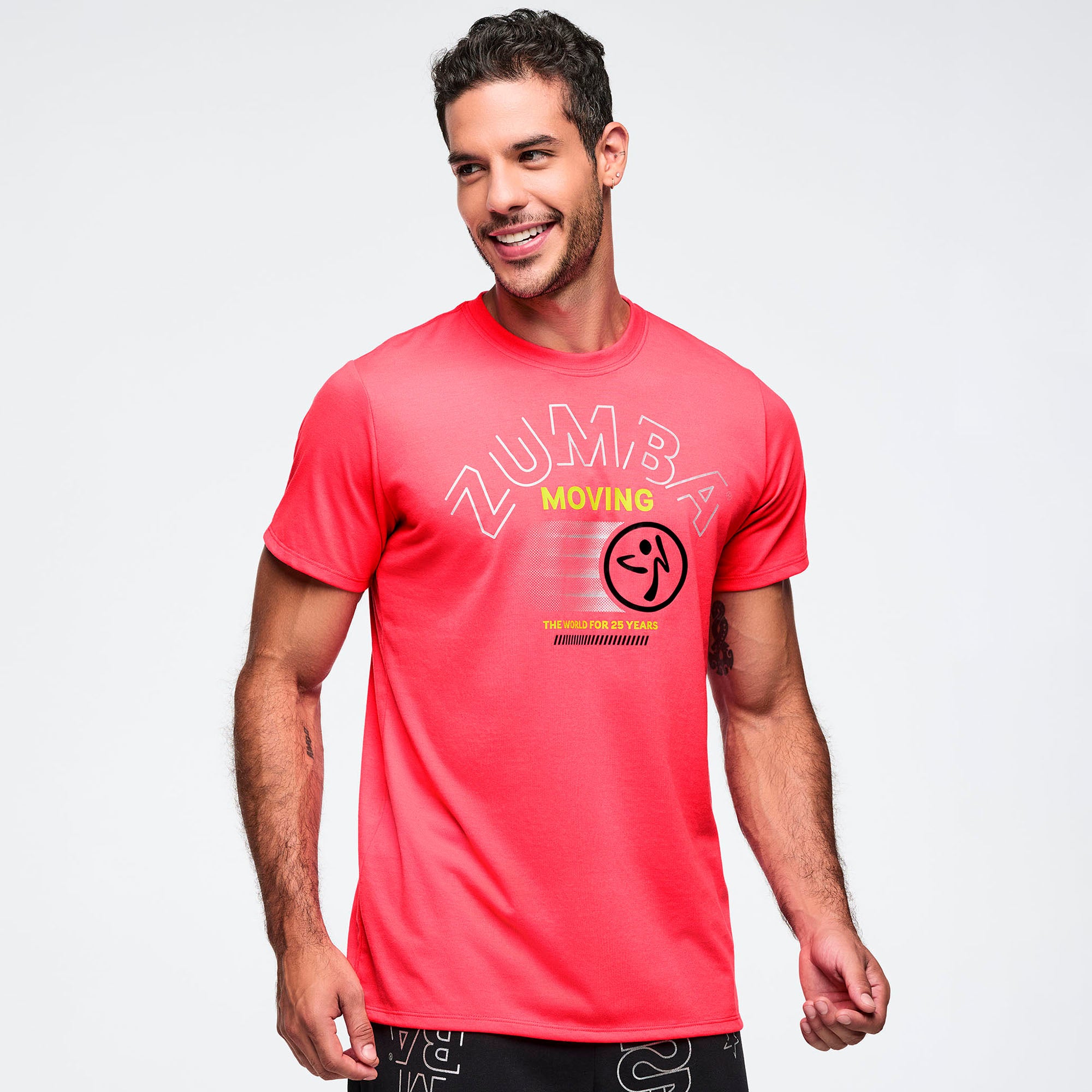 Czerwony T-shirt z logo