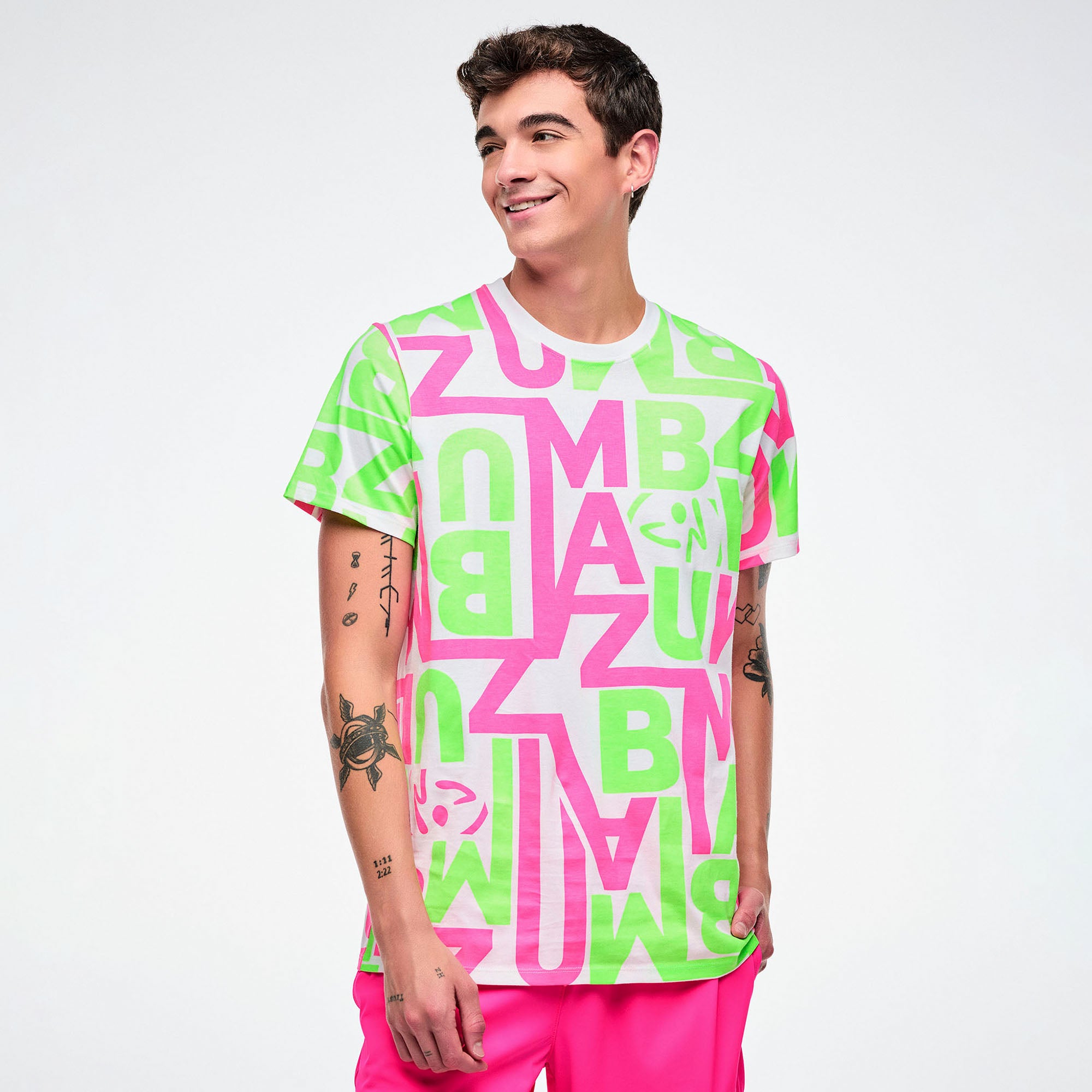 Koszulka unisex neonowy nadruk