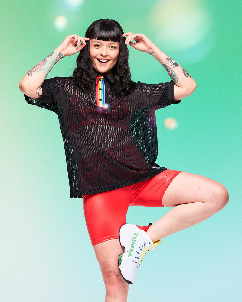 Koszulka Polo Zumba Oversized Mesh