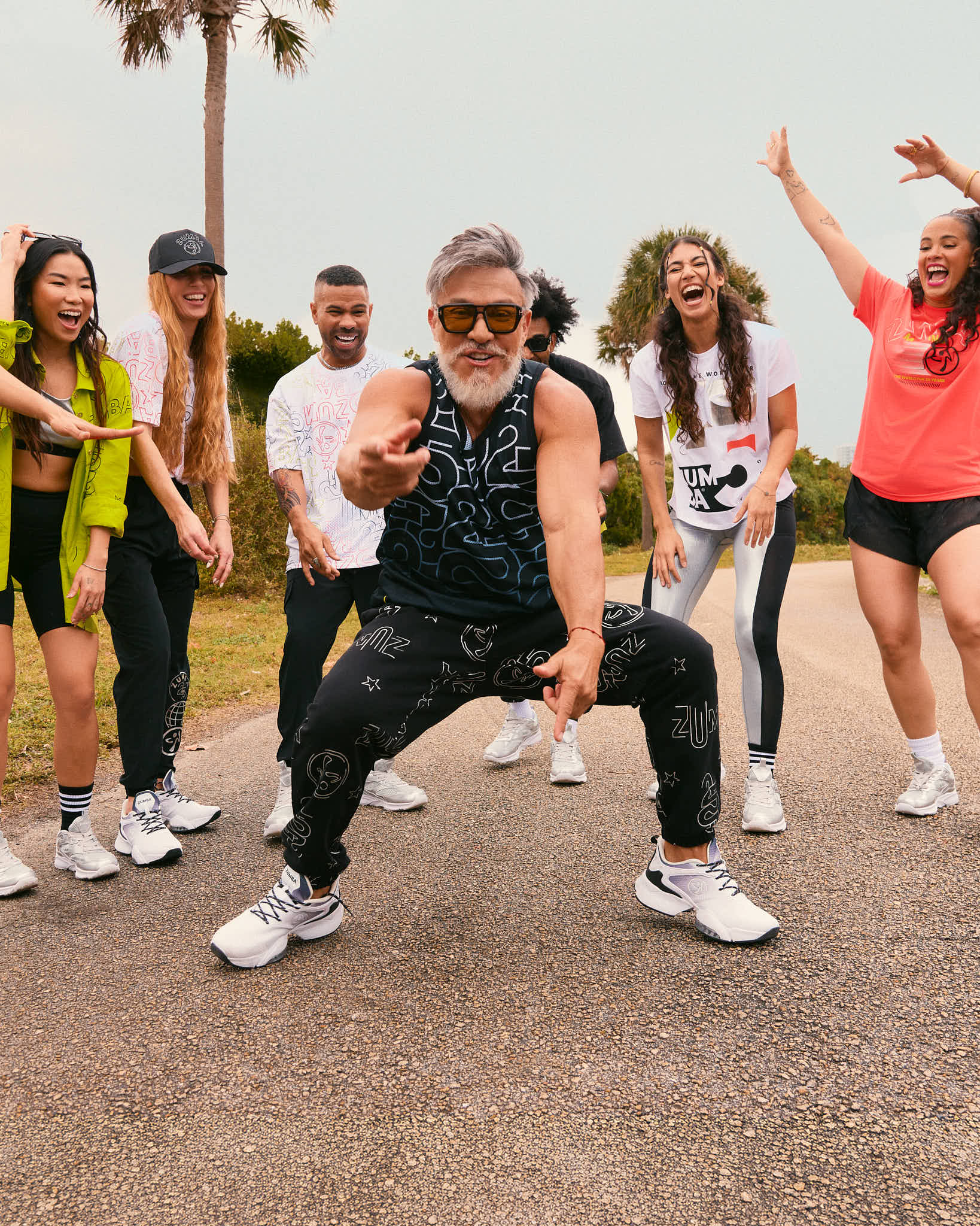 Koszulka na ramiączkach z siateczki z nadrukiem