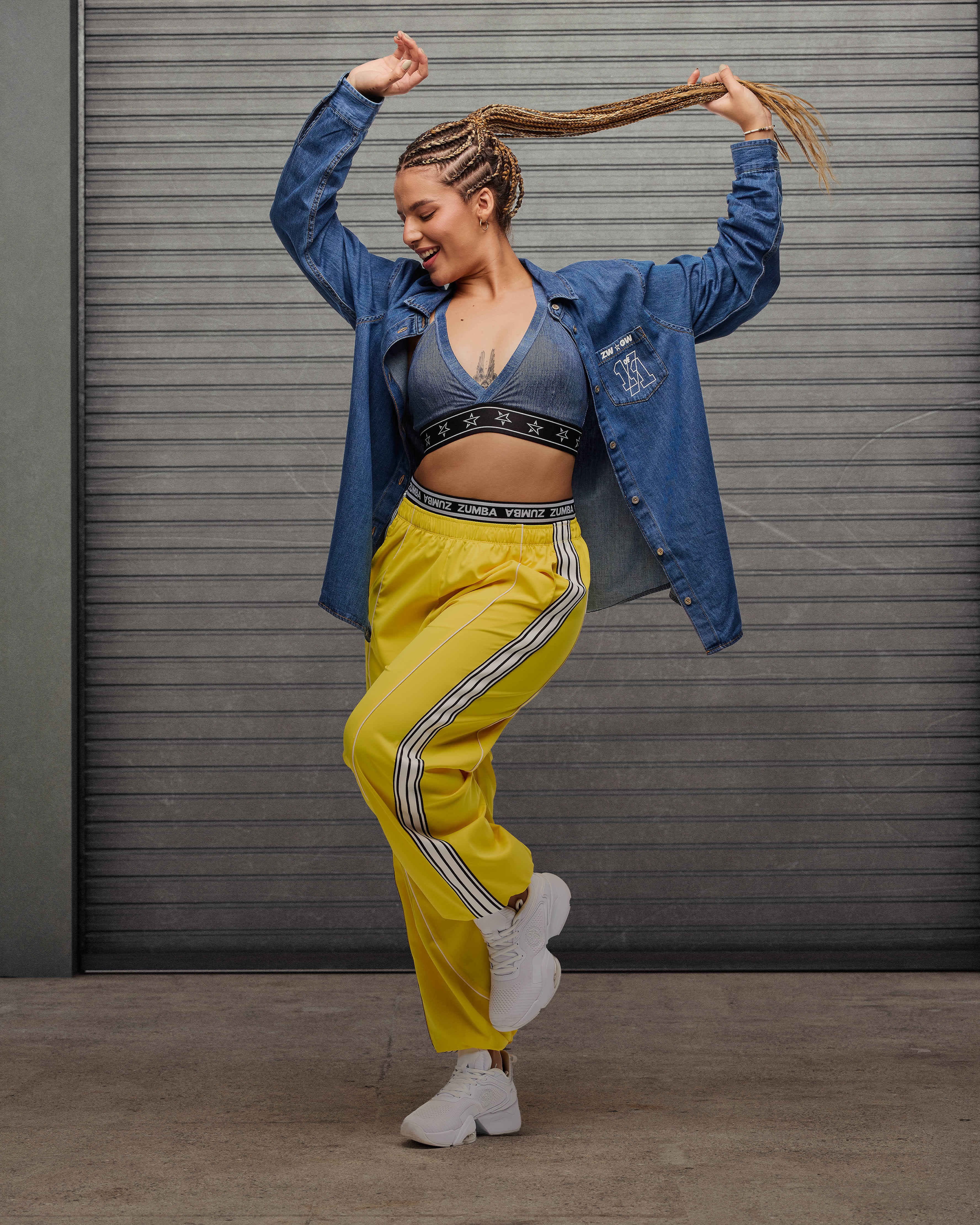 Spodnie oversize unisex Zumba ZW