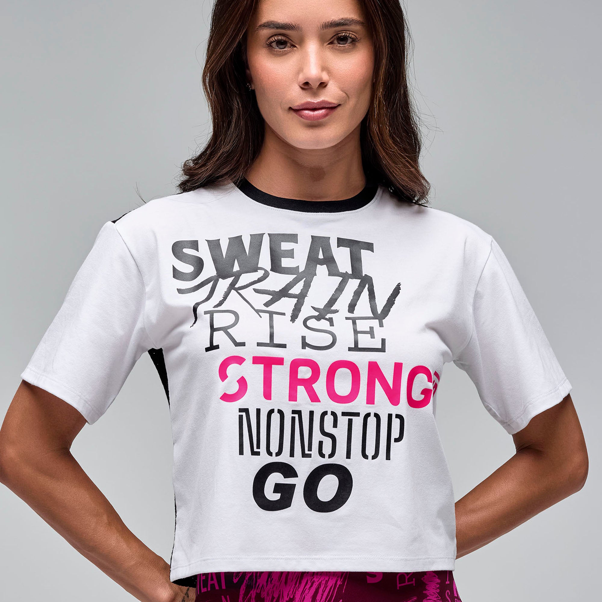 Koszulka oversize z siateczką