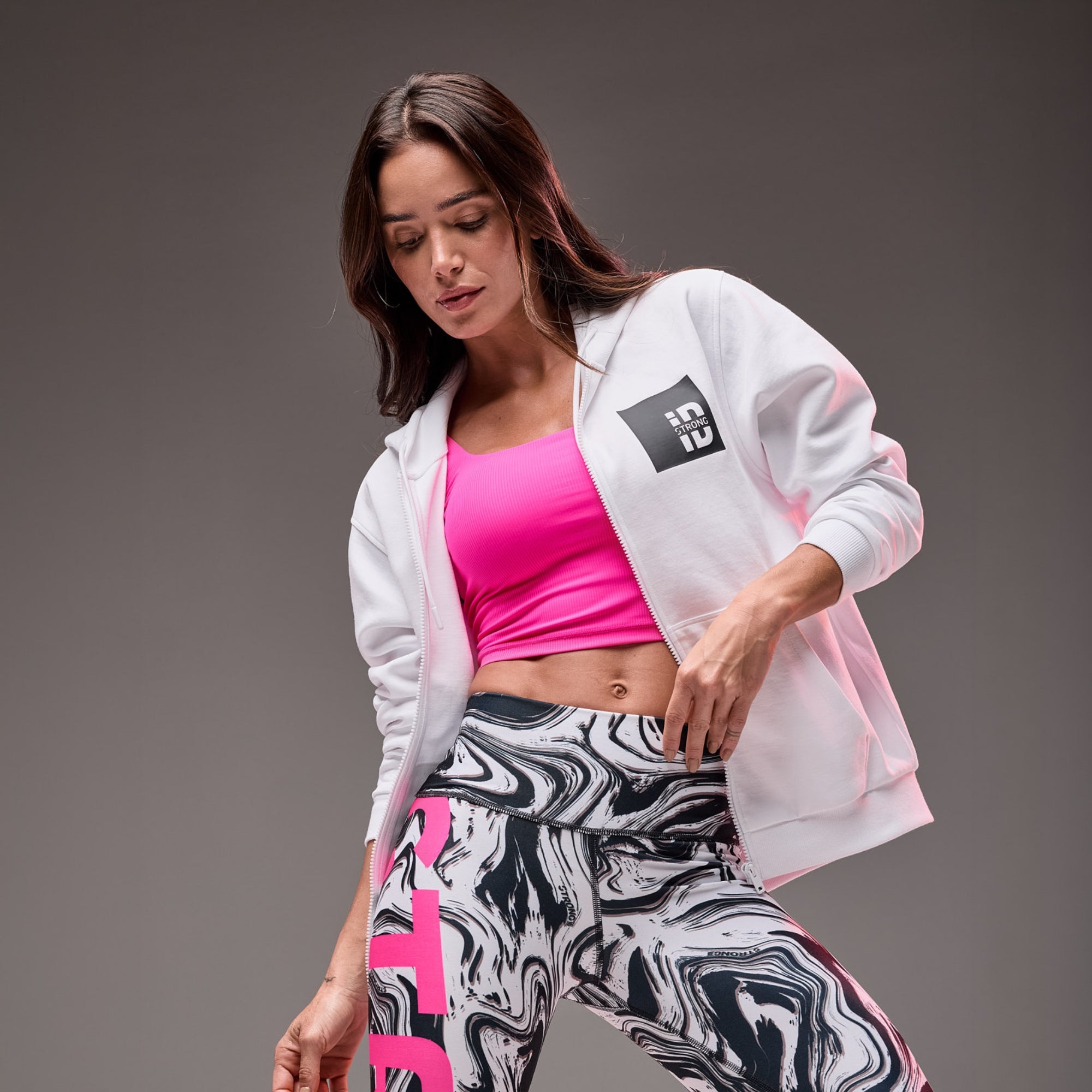 Bluza rozpinana z kapturem