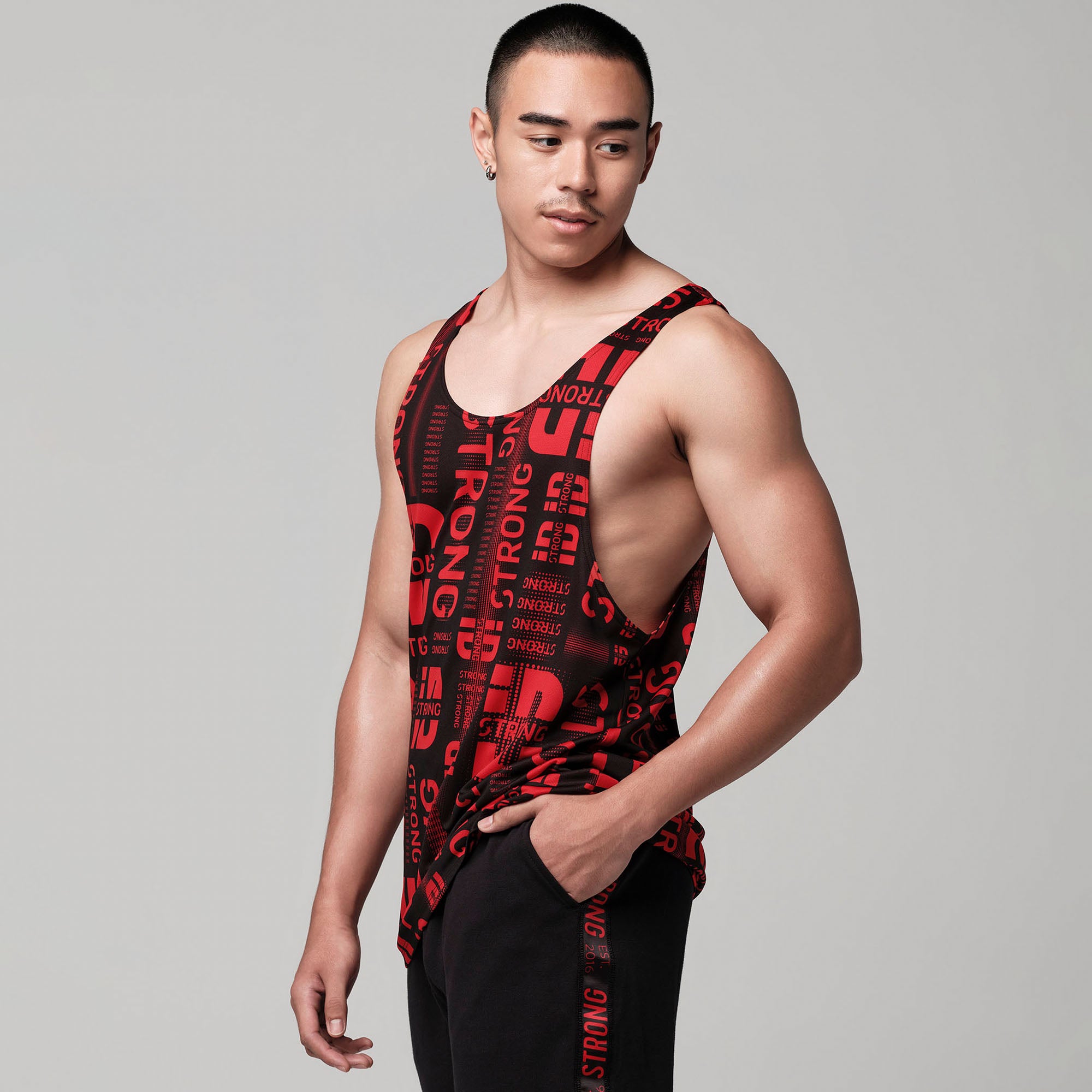 Koszulka na ramiączkach unisex STRONG iD