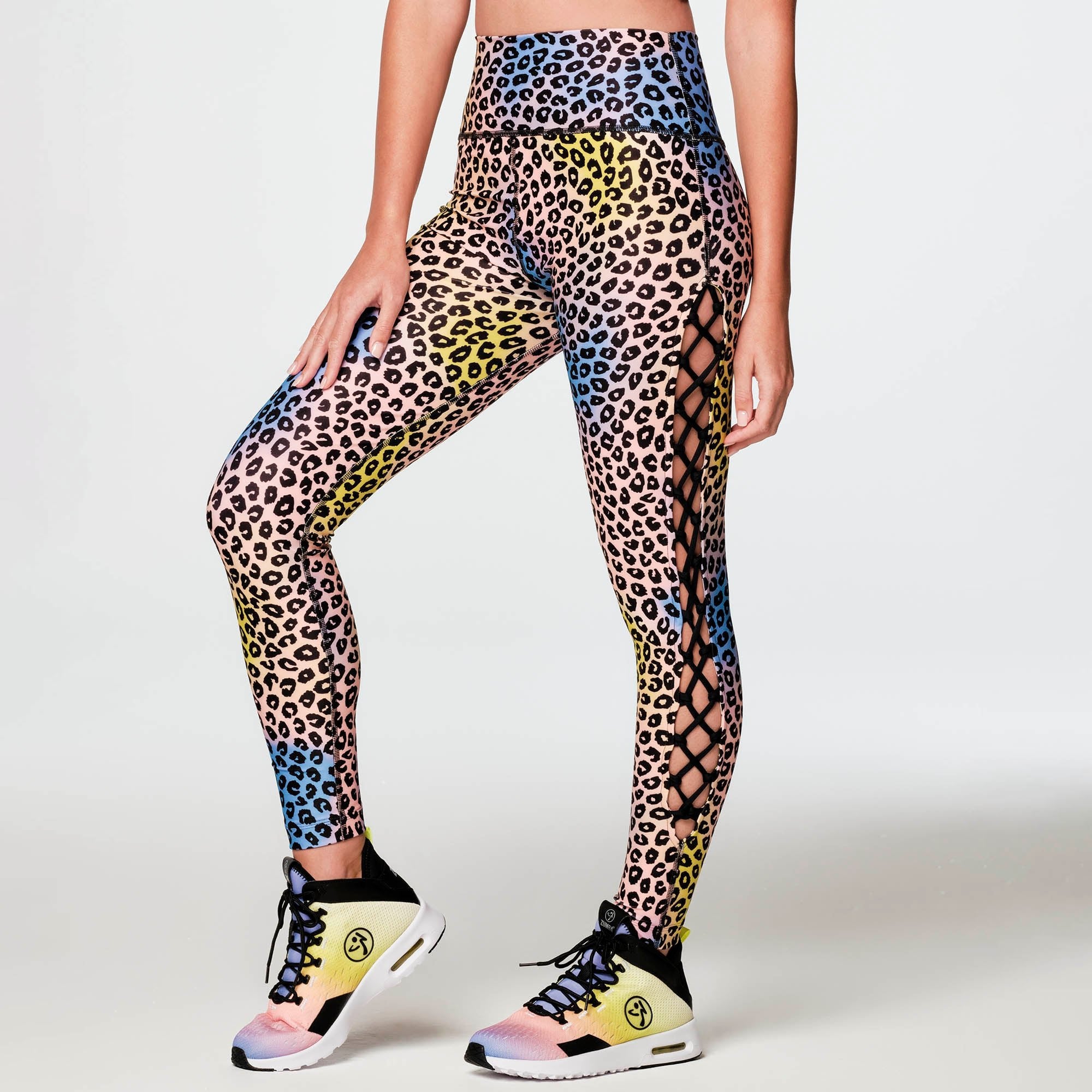 Legginsy z wysokim stanem Zumba Roller Glam