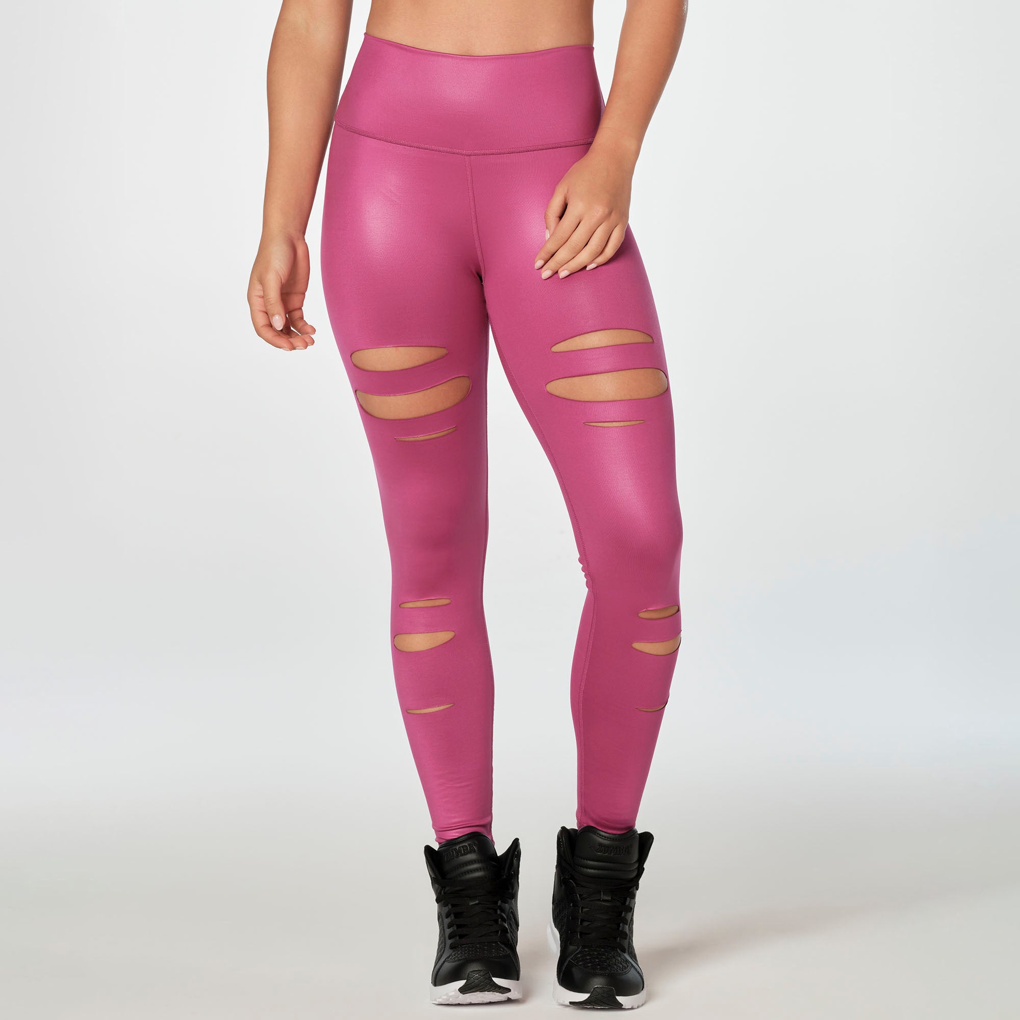 Legginsy z wysokim stanem rozm. S