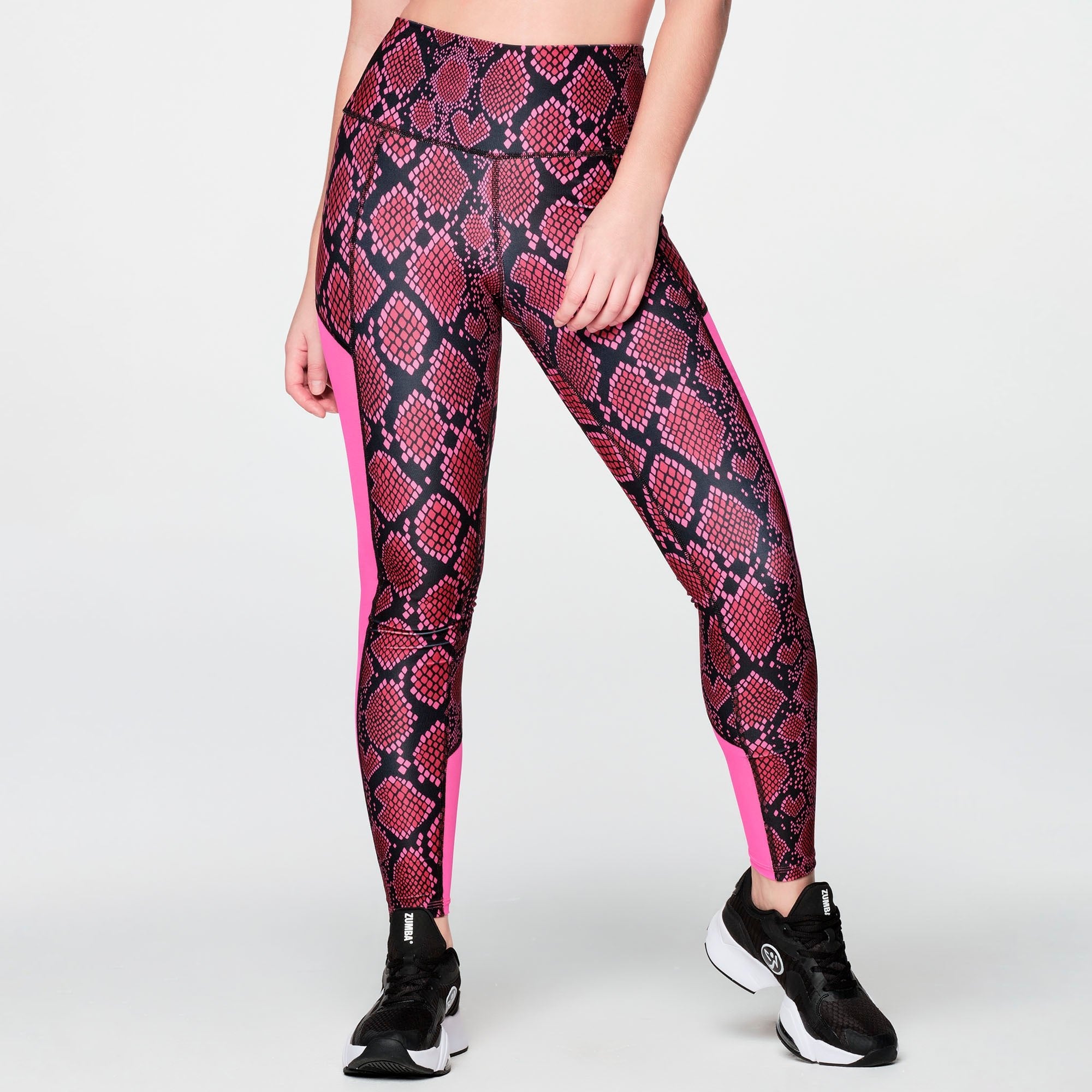 Legginsy z panelami siateczkowymi Zumba Love