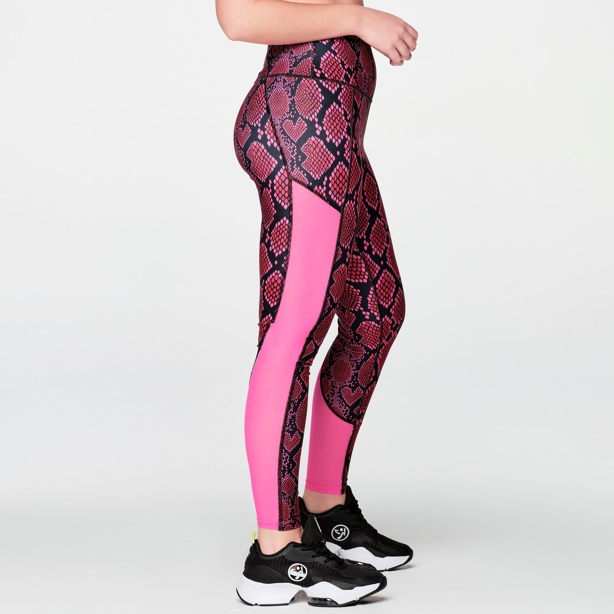 Legginsy z panelami siateczkowymi Zumba Love