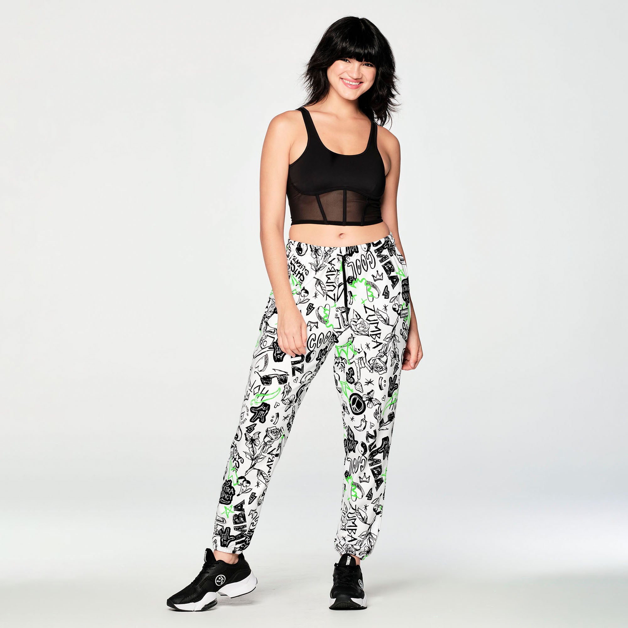 Spodnie dresowe baggy Zumba Fierce And Fired Up