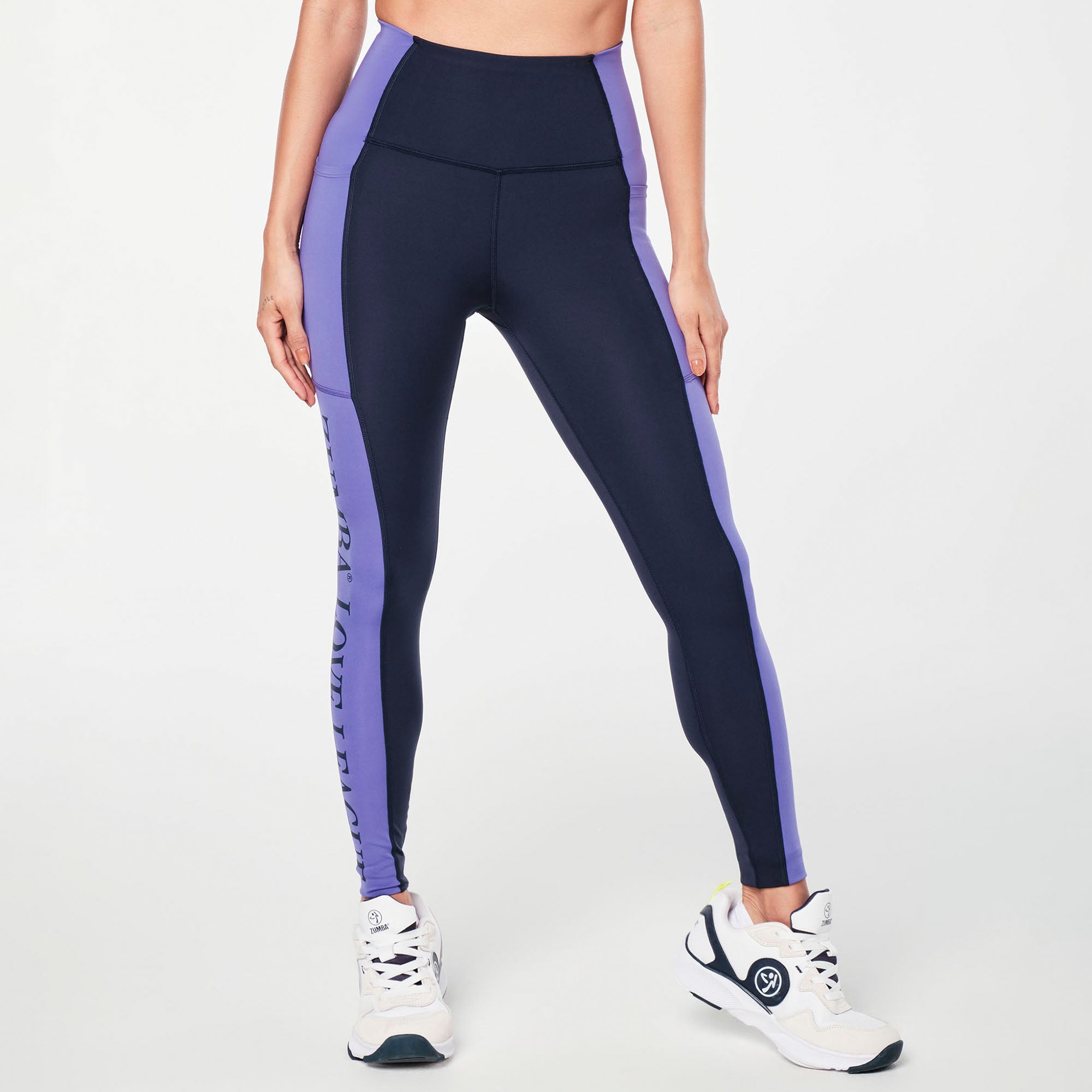 Legginsy z panelami bocznymi Zumba Prep