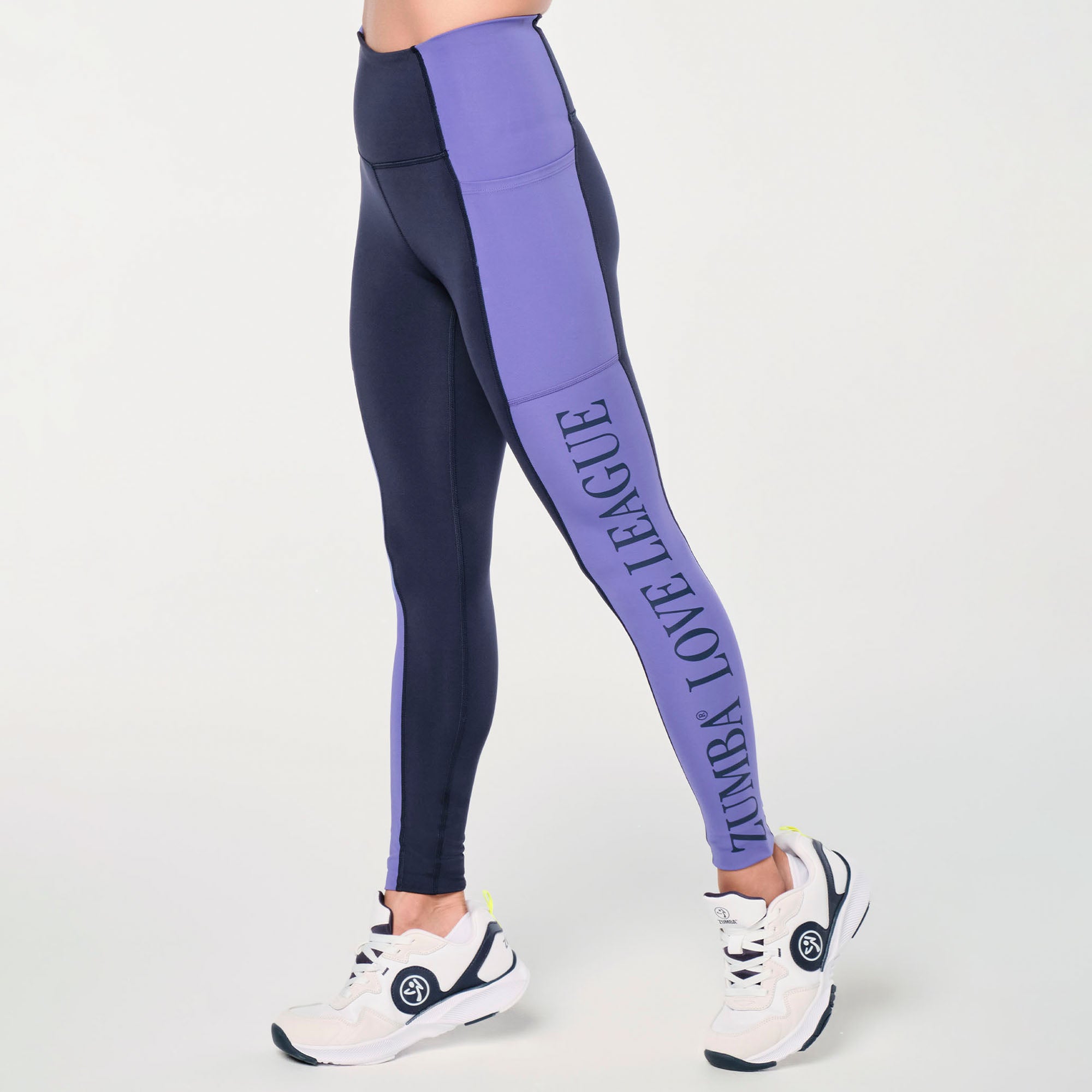 Legginsy z panelami bocznymi Zumba Prep