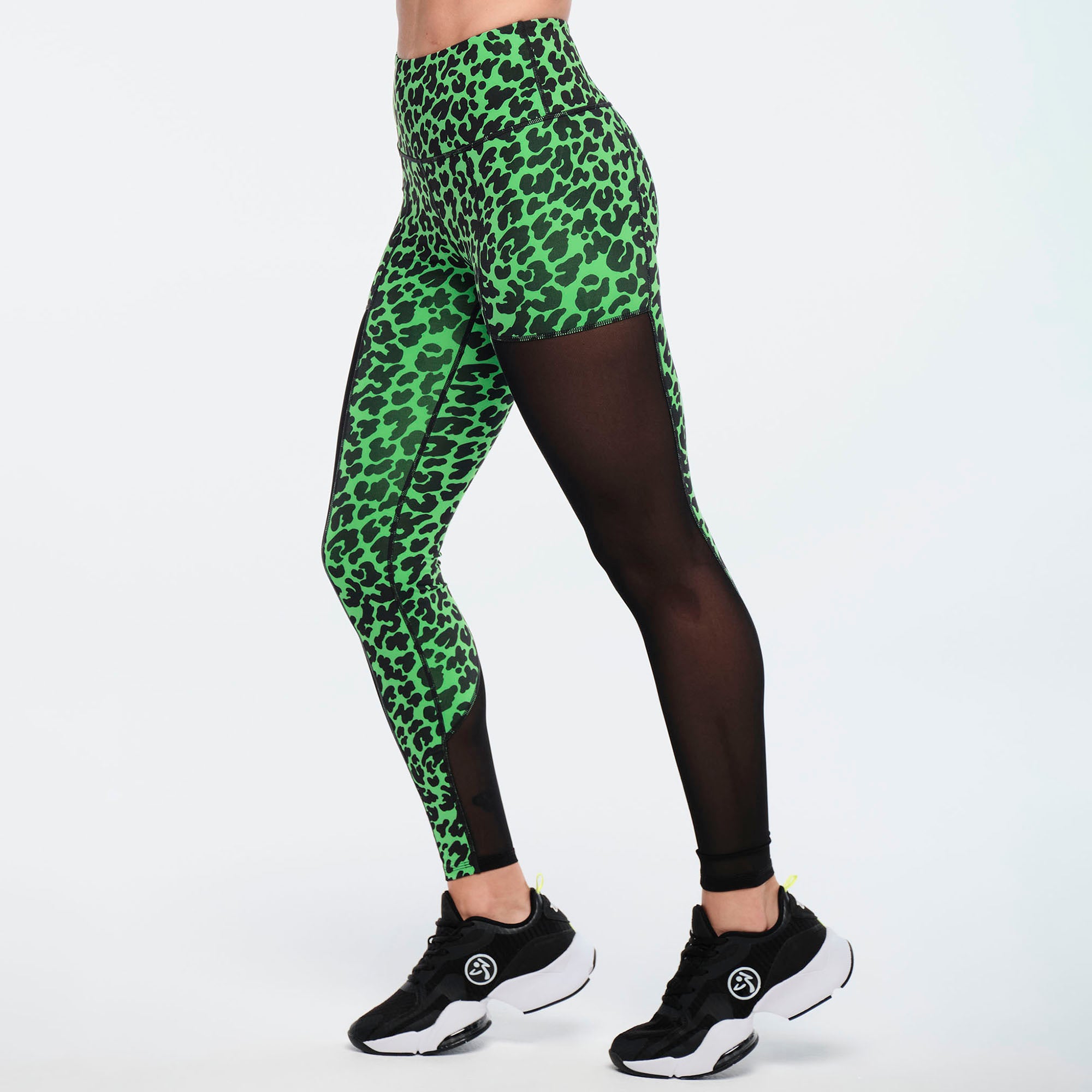 Legginsy z wstawkami siateczkowymi Zumba Funscape