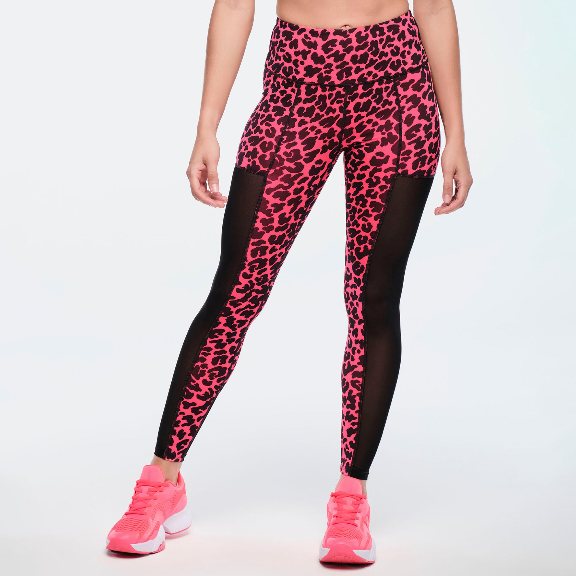 Legginsy z wstawkami siateczkowymi Zumba Funscape