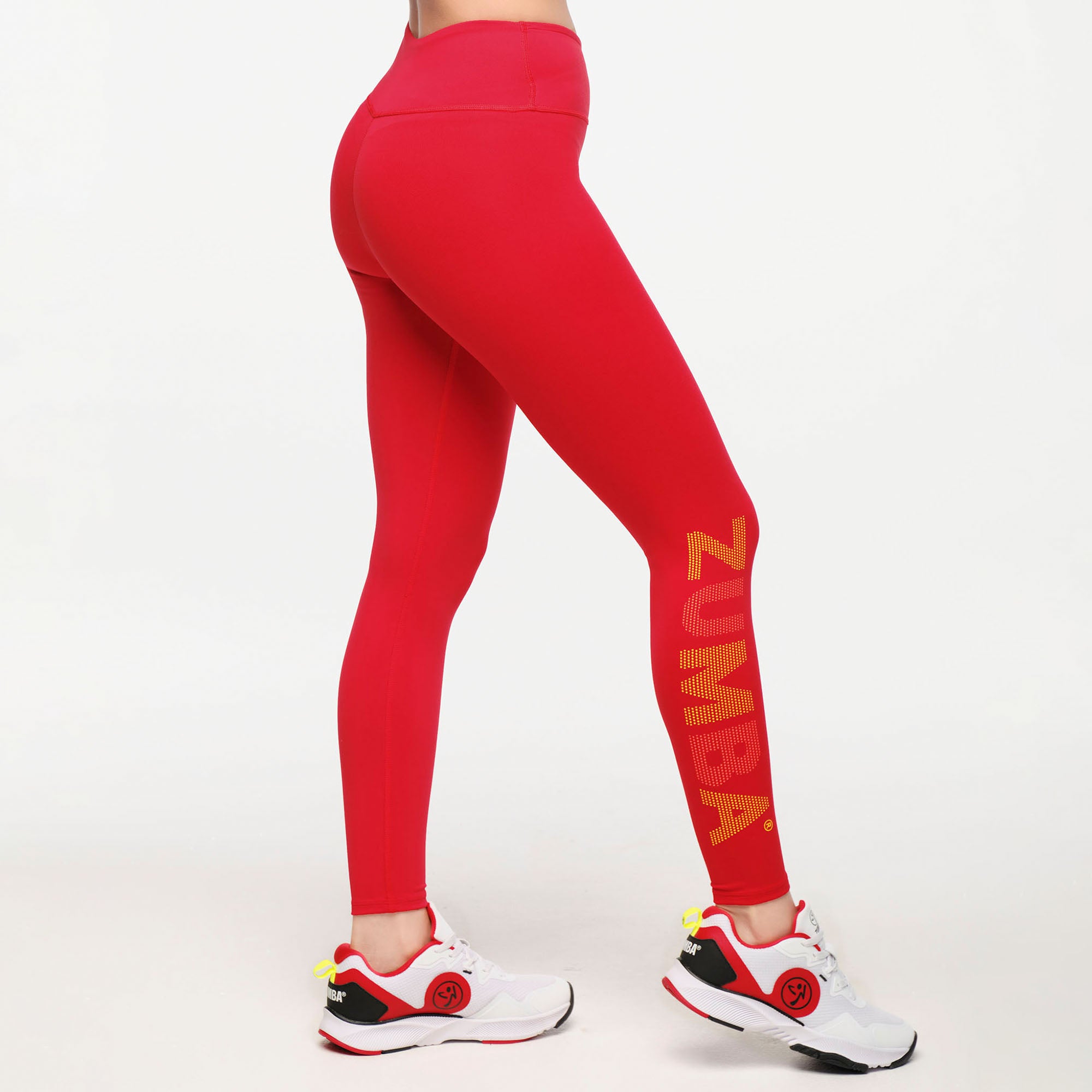 Legginsy z modelującym pasem V Zumba Explore