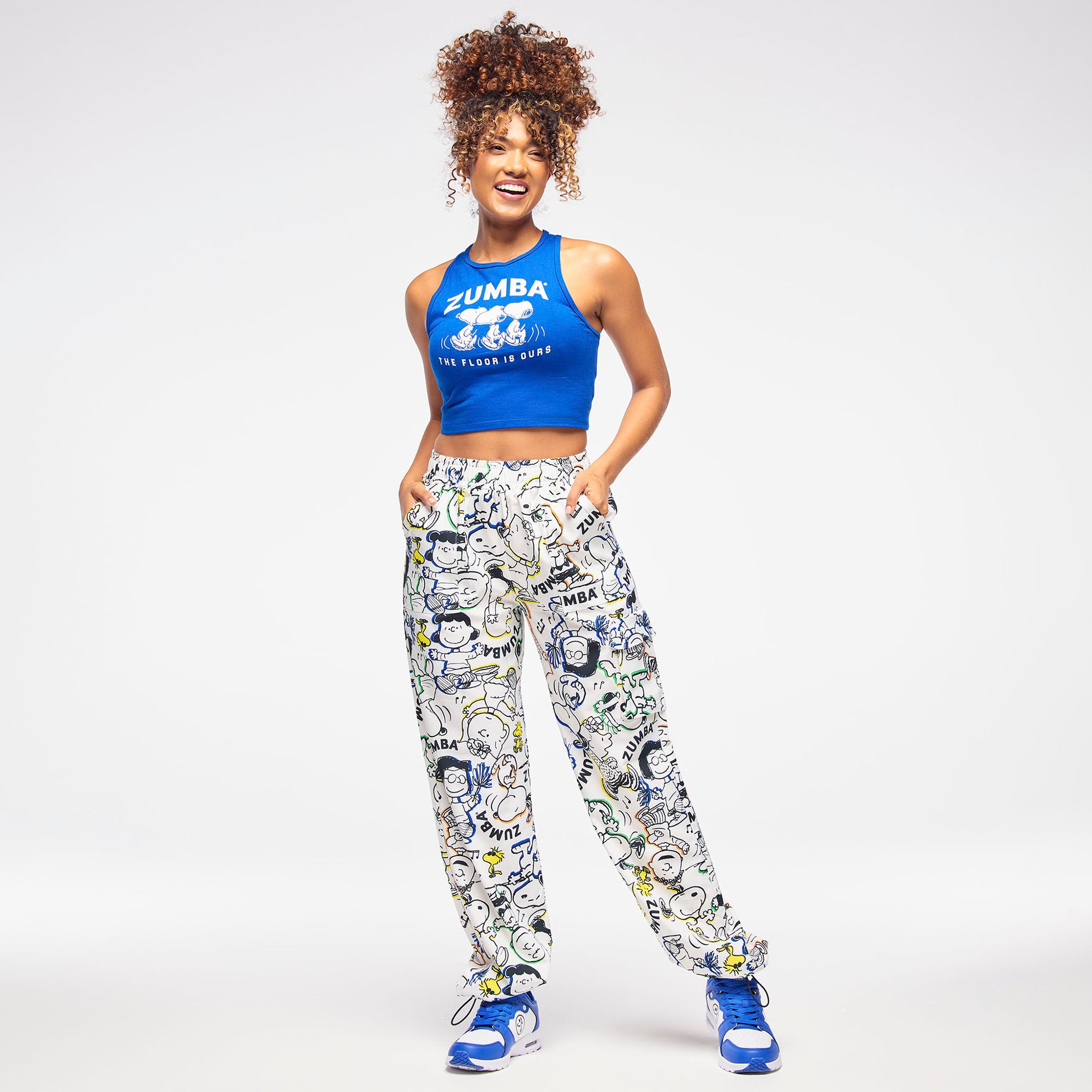 Spodnie cargo Zumba x Peanuts