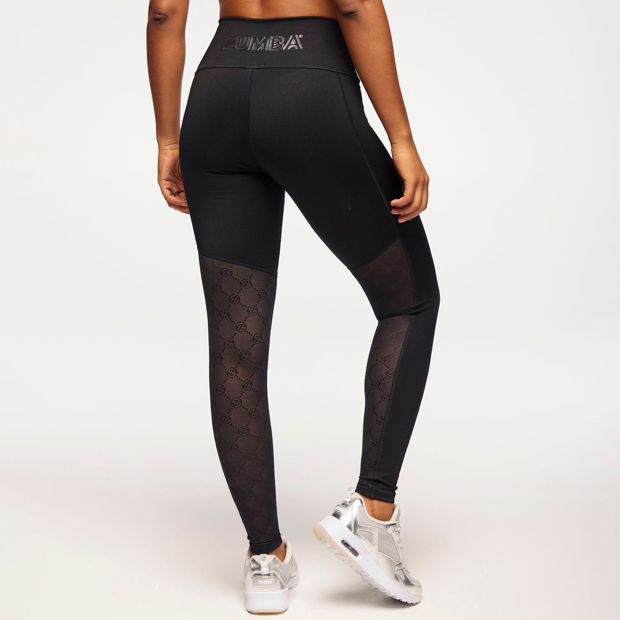 Legginsy z siatką Zumba Runway