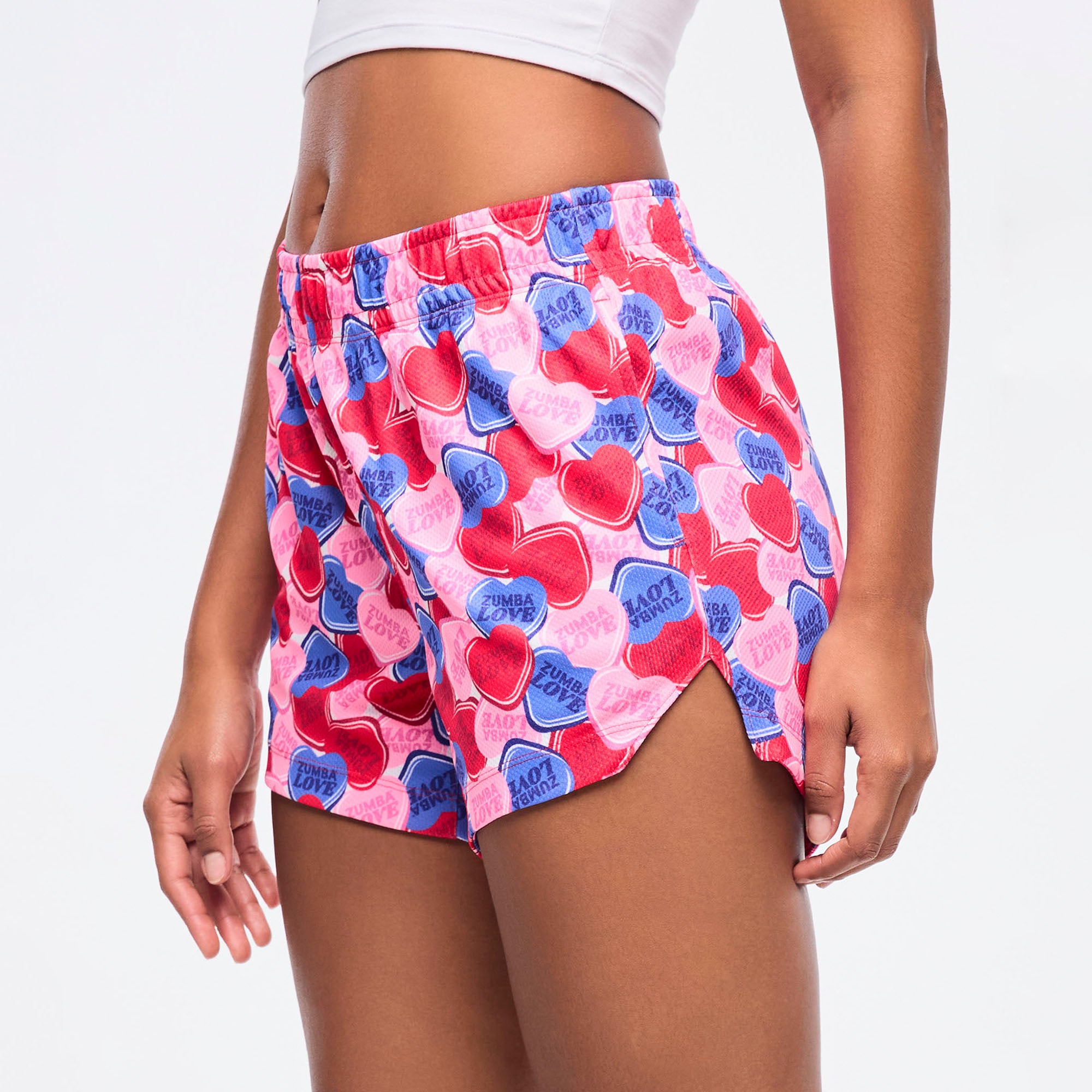 Love Zumba Mesh Shorts