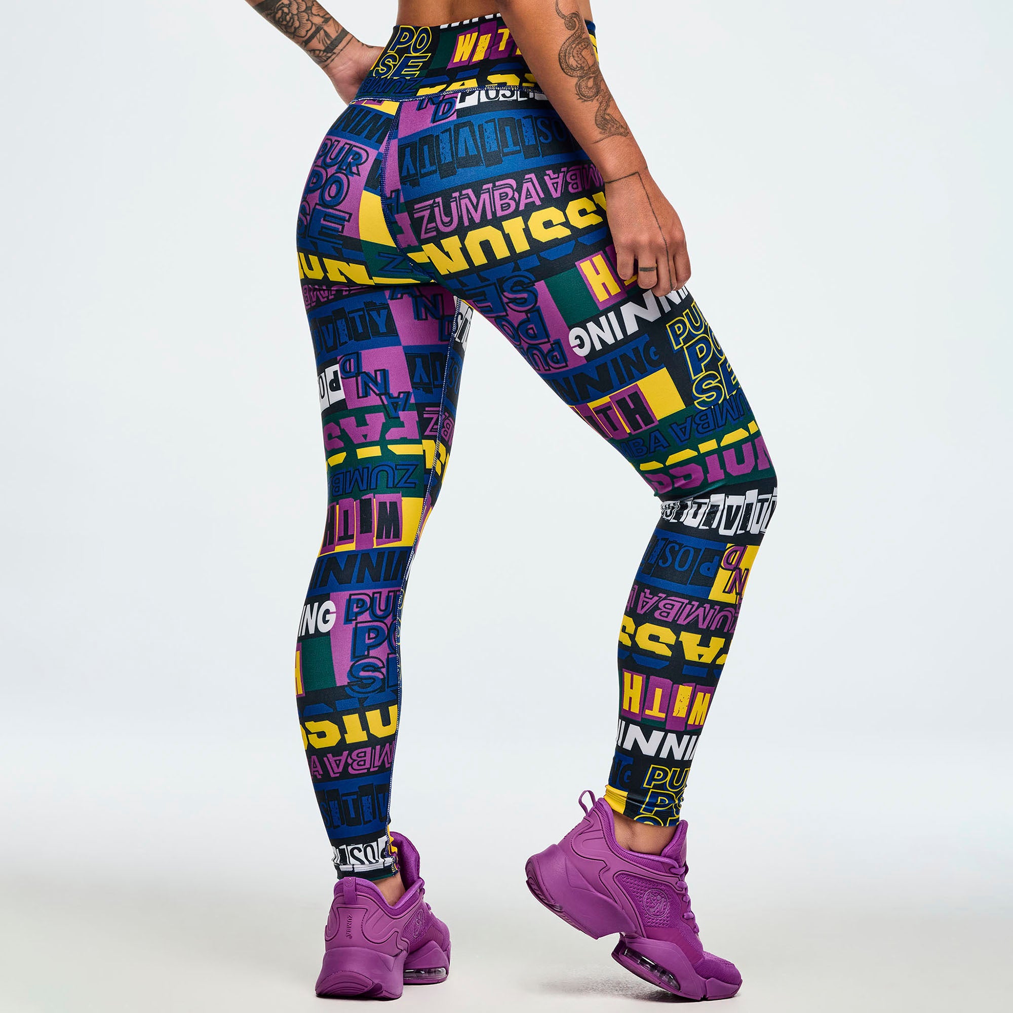 Legginsy z wysokim stanem Zumba ZW